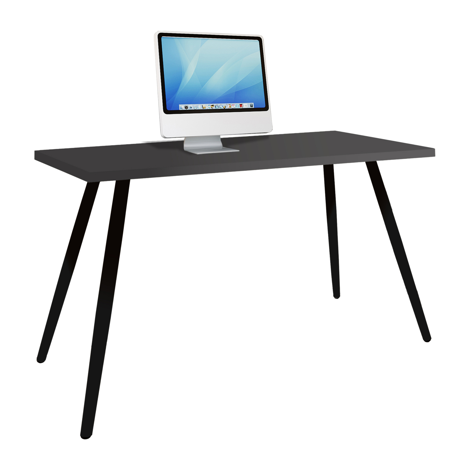 Schreibtisch SALIA - anthrazit-schwarz - 138x50 cm