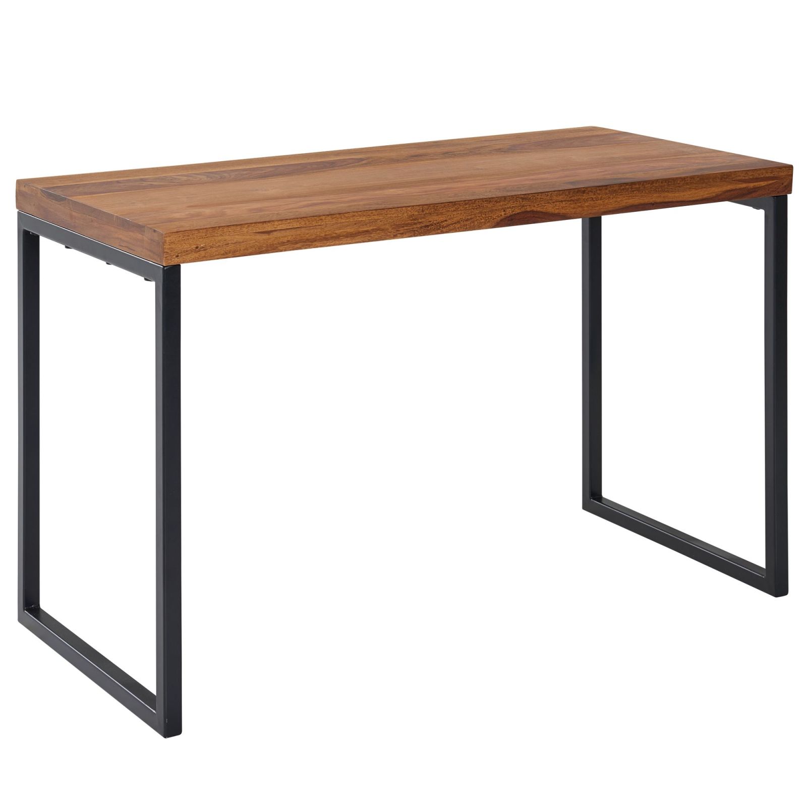 Schreibtisch - Sheesham dunkelbraun - 117 cm