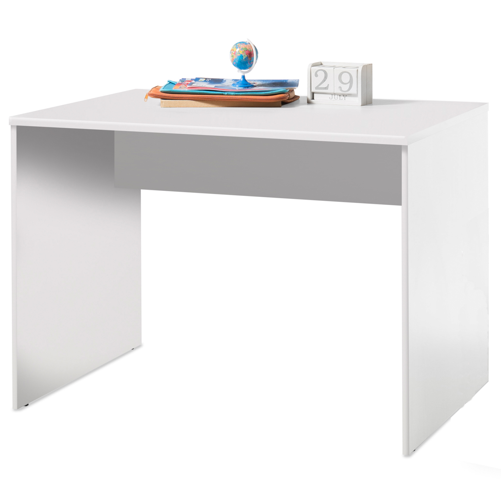 Schreibtisch - weiß - 75 cm hoch