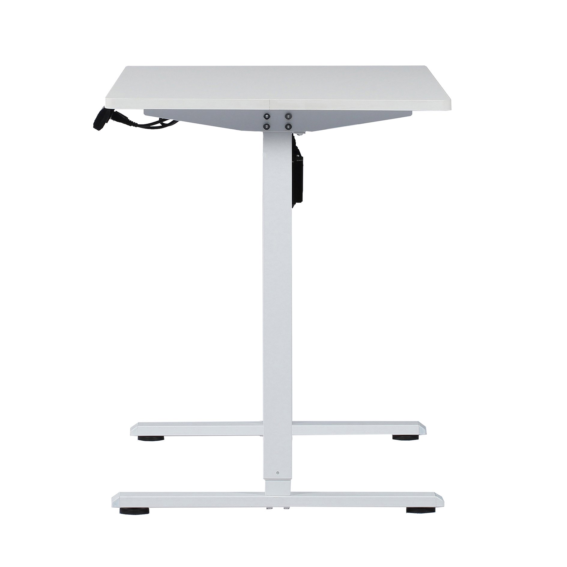 Schreibtisch - weiß - elektrisch höhenverstellbar