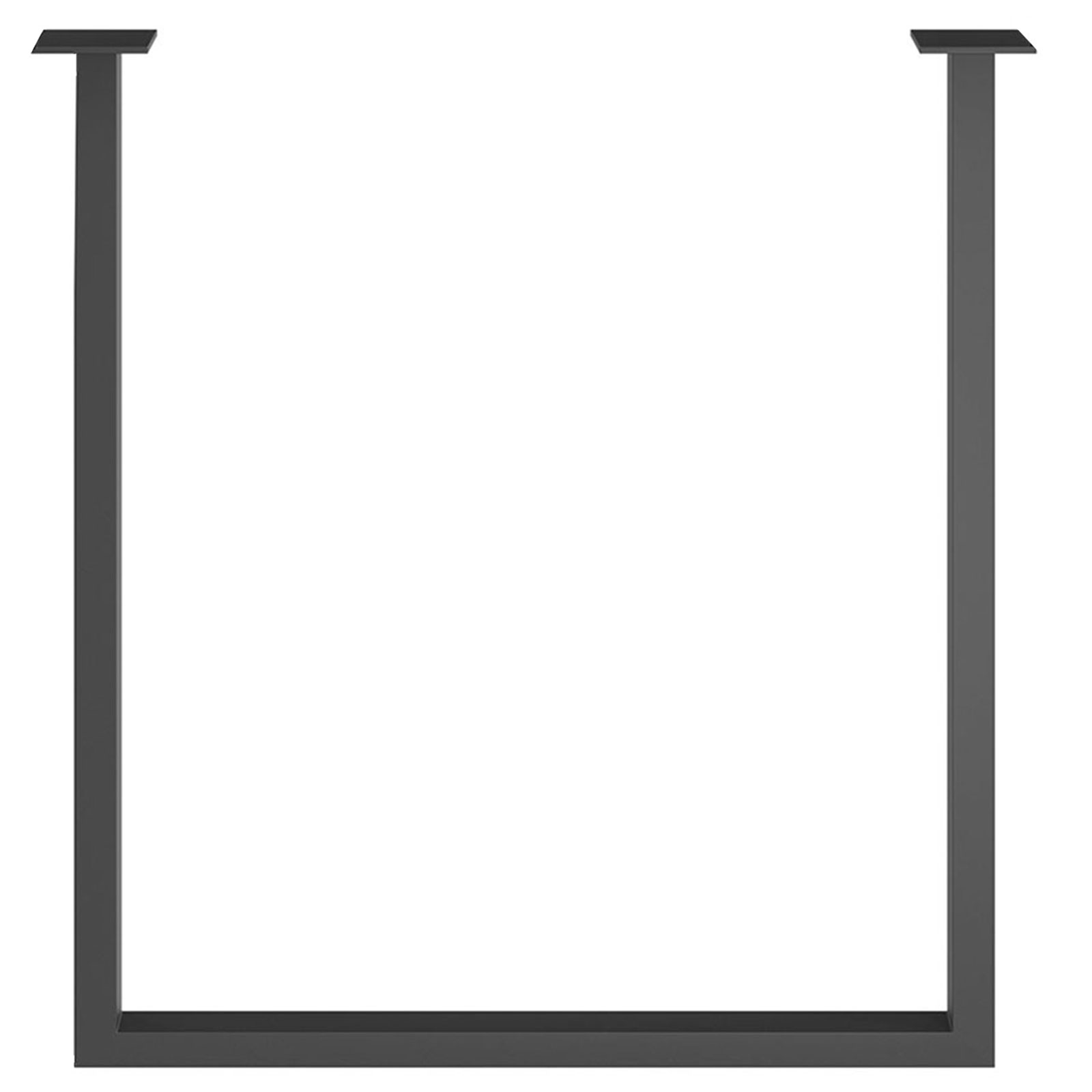 Schreibtischgestell MOVER - schwarz - U-Form