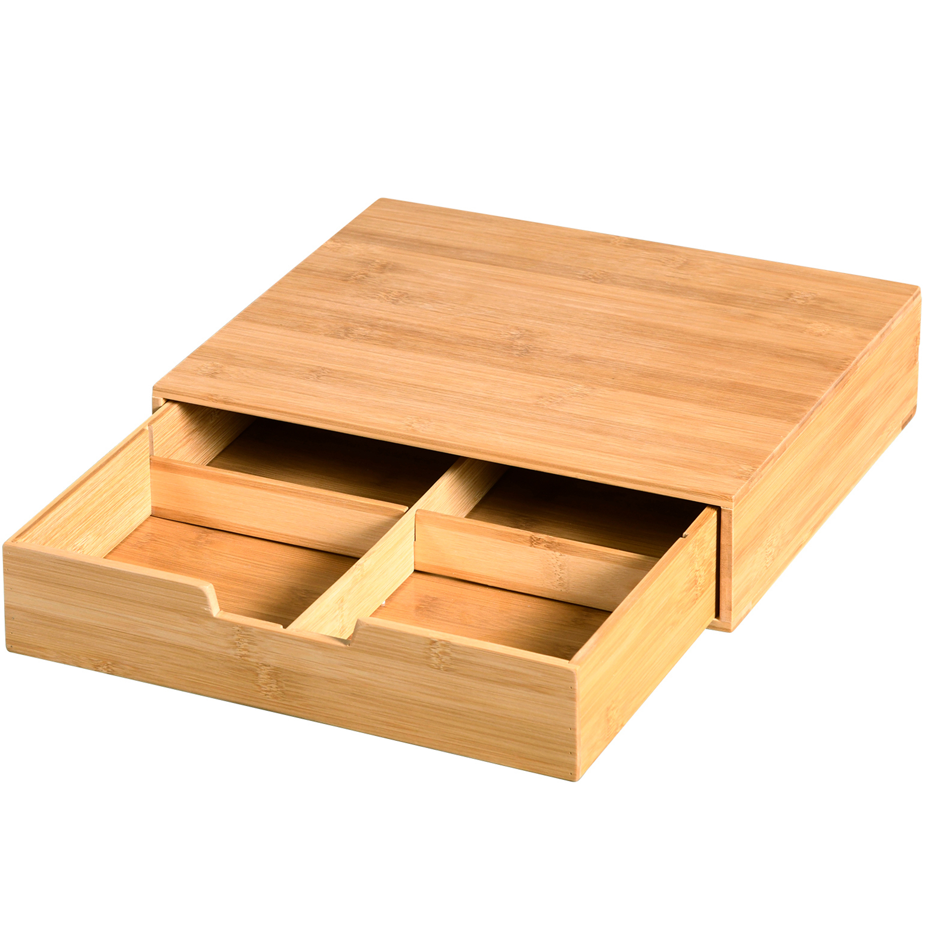 Schubladeneinsatz - natur - Bambus - 34x31 cm