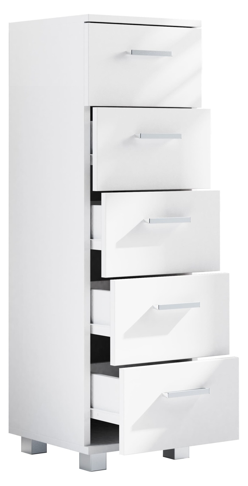 Schubladenschrank ZALO M - weiß - 30 cm breit