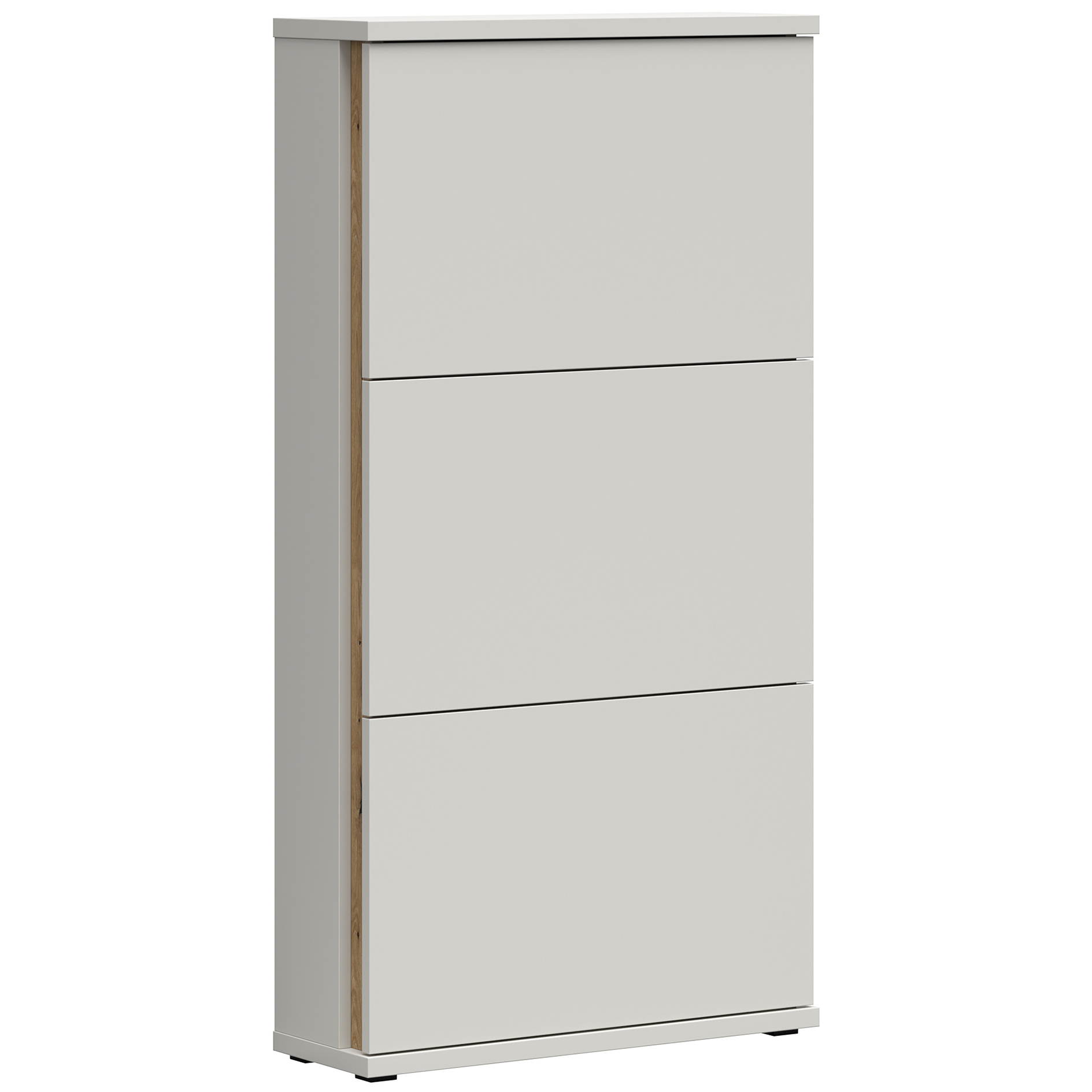 Schuhkipper - Kaschmir - Evoke Eiche - 3 Klappen - 118 cm hoch