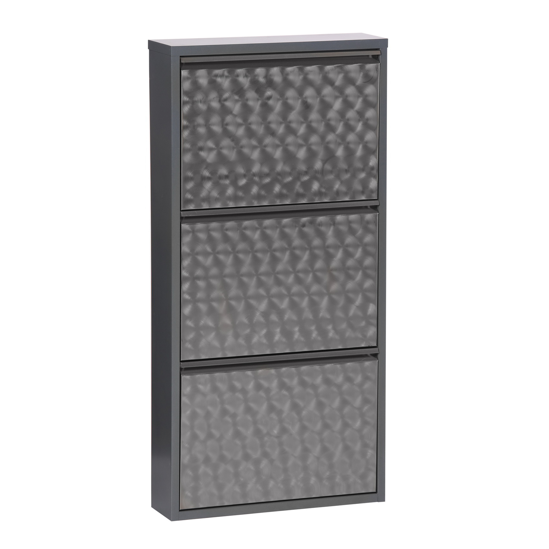 Schuhkipper - schwarz - Metall - 3 Klappen