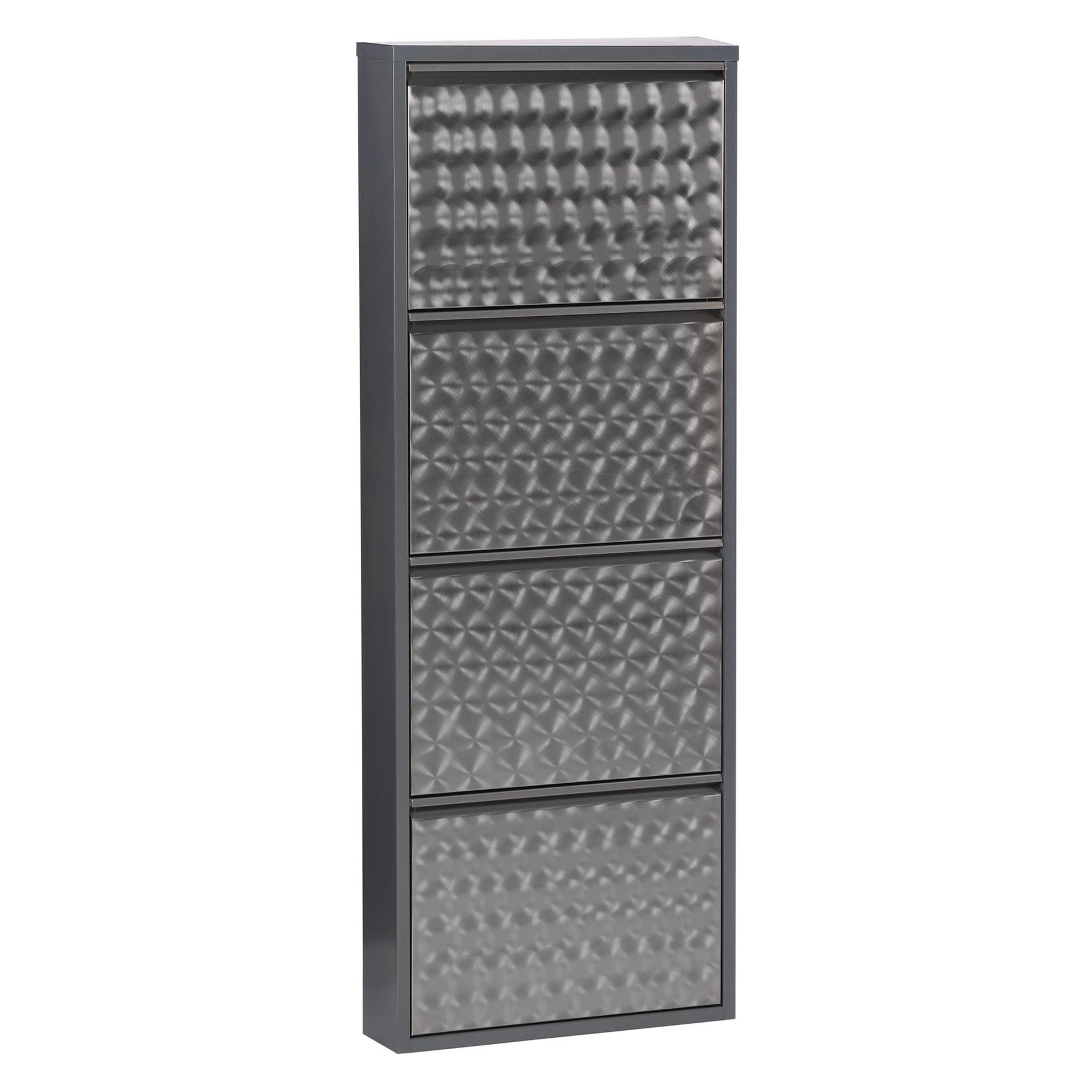 Schuhkipper - schwarz - Metall - 4 Klappen