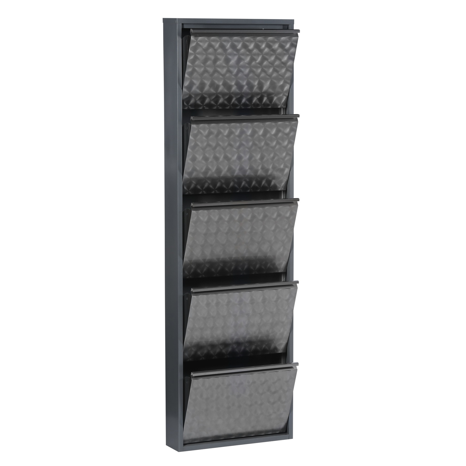 Schuhkipper - schwarz - Metall - 5 Klappen