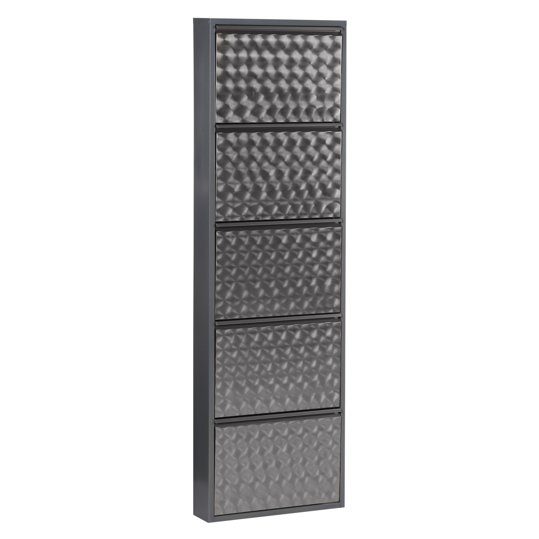 Schuhkipper - schwarz - Metall - 5 Klappen