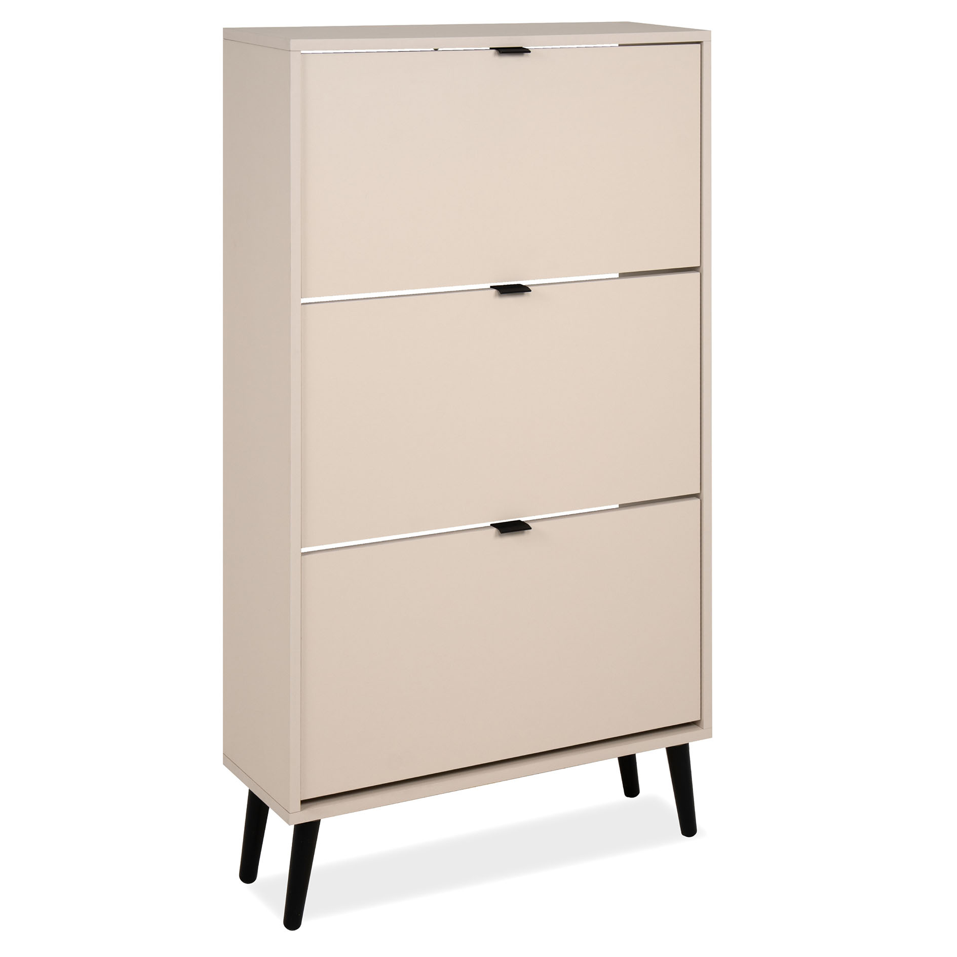 Schuhkipper VIGO - samt - 3 Klappen - 70 cm breit