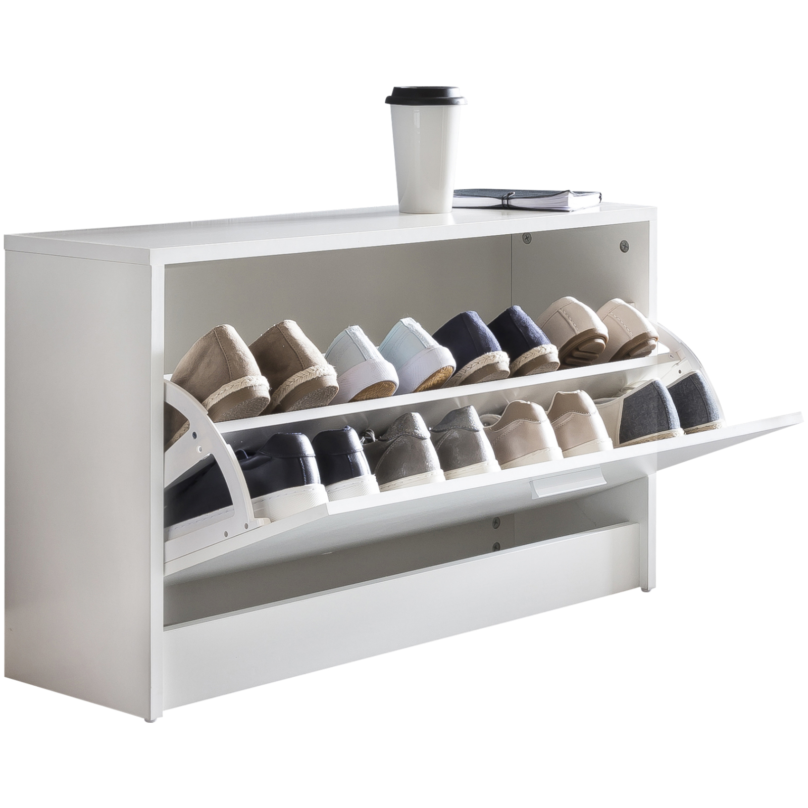 Schuhkipper - weiß - 80 cm