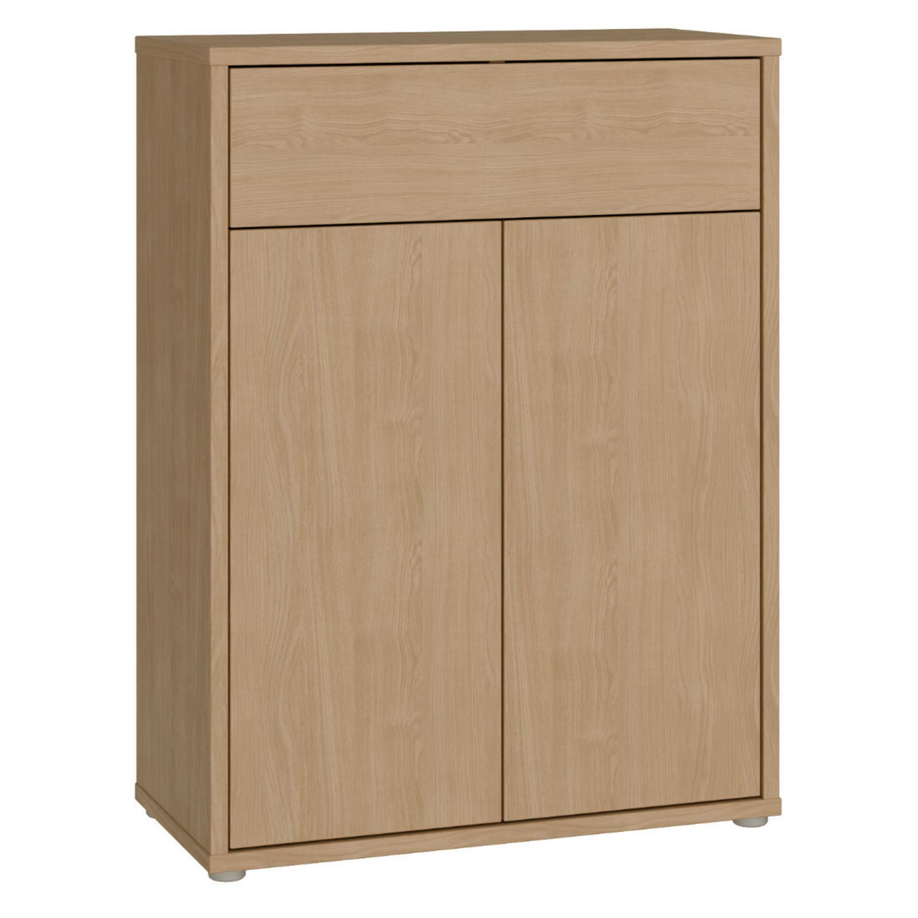 Schuhschrank - Elegancia Eiche - 2 Türen - Schubkasten - 75 cm