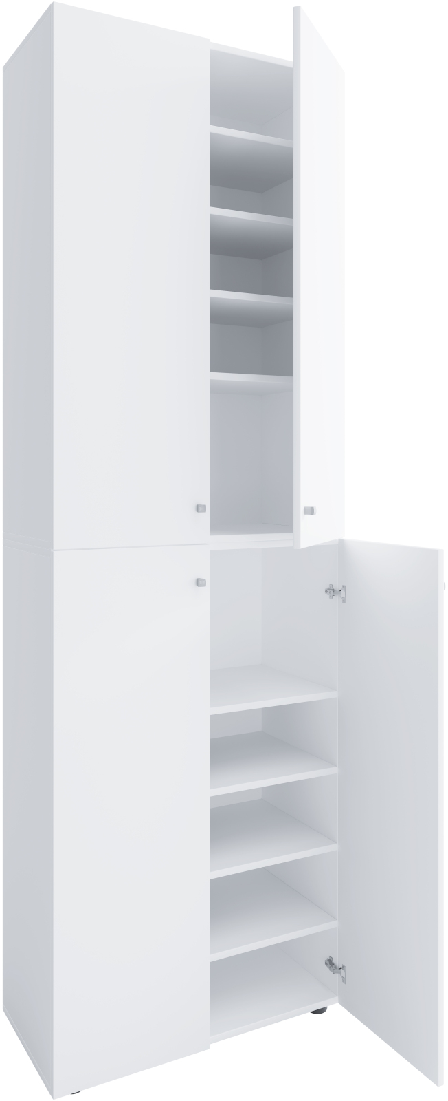 Schuhschrank LONA XL - weiß - 10 Fächer
