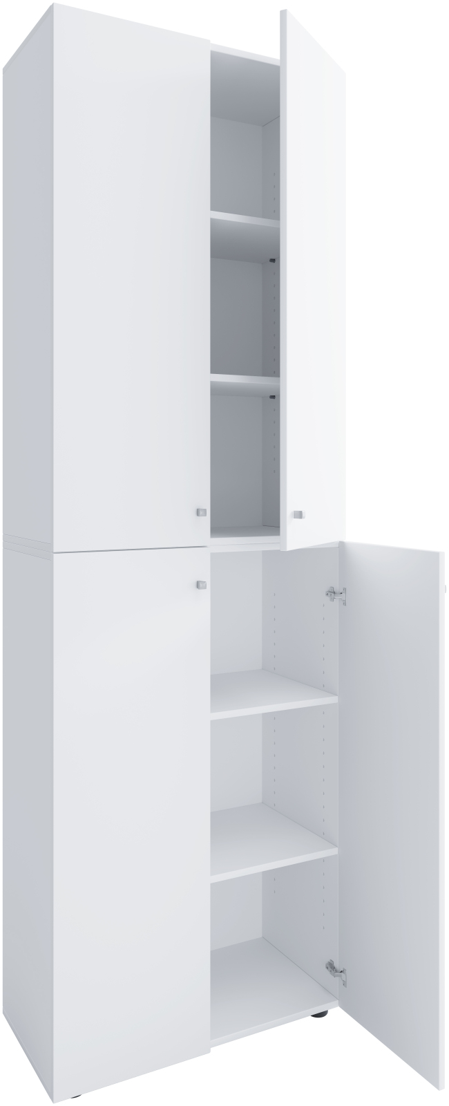Schuhschrank LONA XXL - weiß - 220 cm