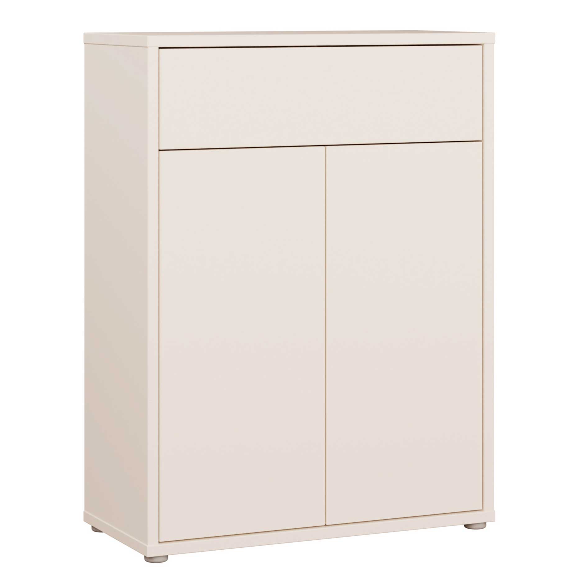 Schuhschrank - sand - 2 Türen - Schubkasten - 75 cm