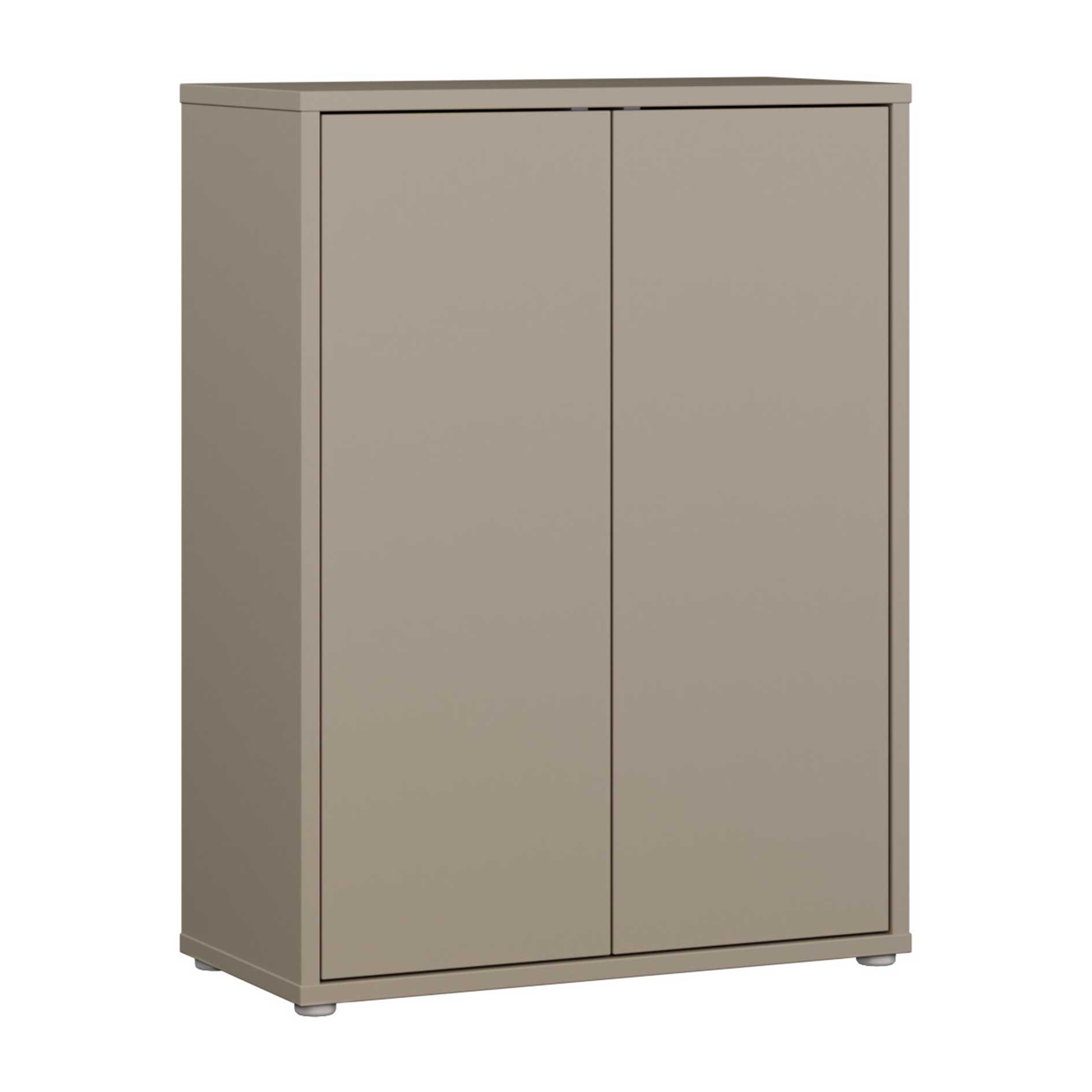 Schuhschrank - taupe - 2 Türen - 75 cm