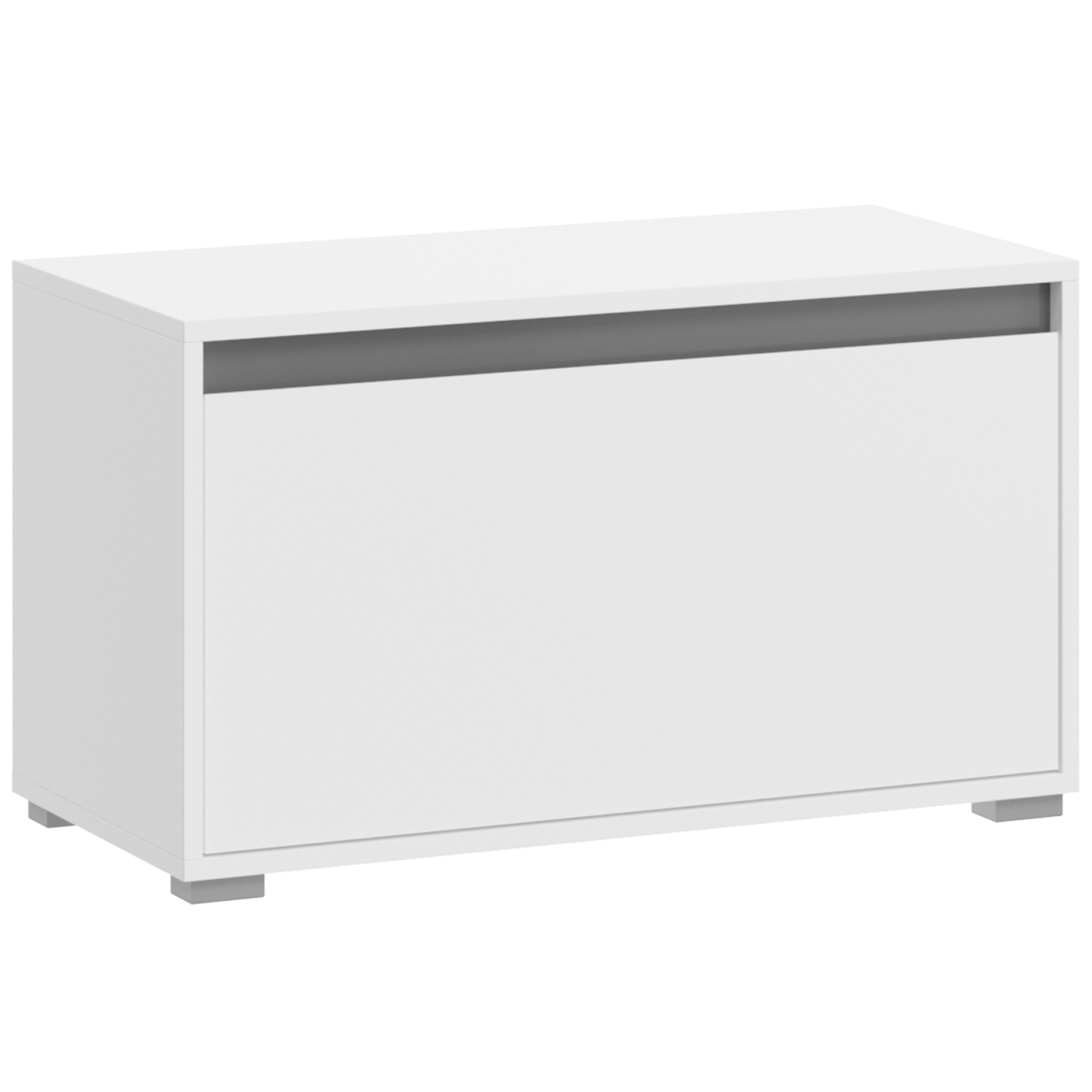 Schuhschrank TORINO - weiß - 76 cm