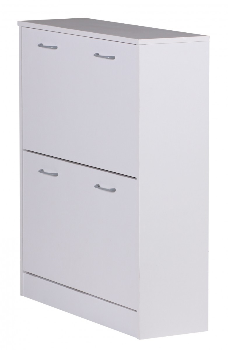 Schuhschrank - weiß - 75 cm breit
