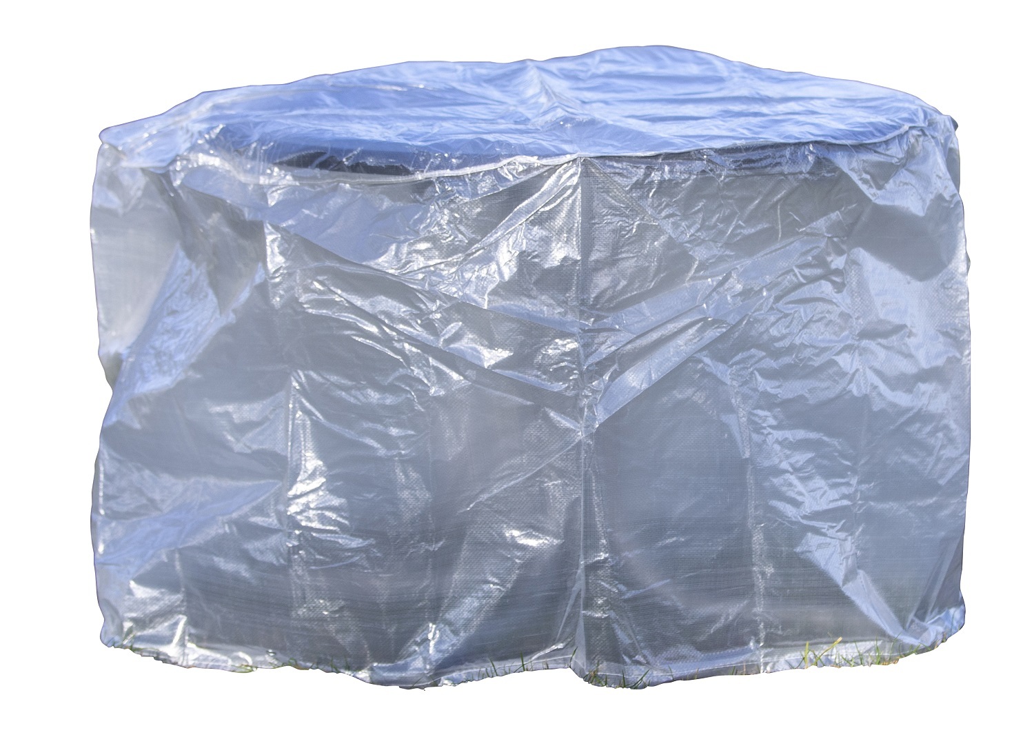 Schutzhülle für runde Tische - transparent