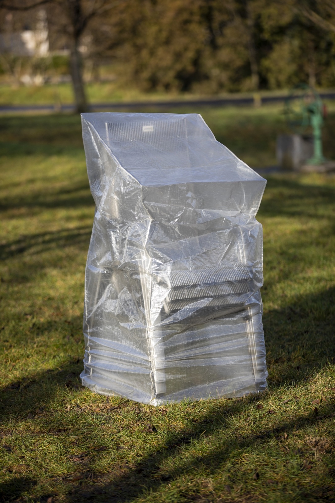 RIBILAND Schutzhülle Transparent Für Ampelschirm - 100x225cm Wasserdicht & UV-beständig