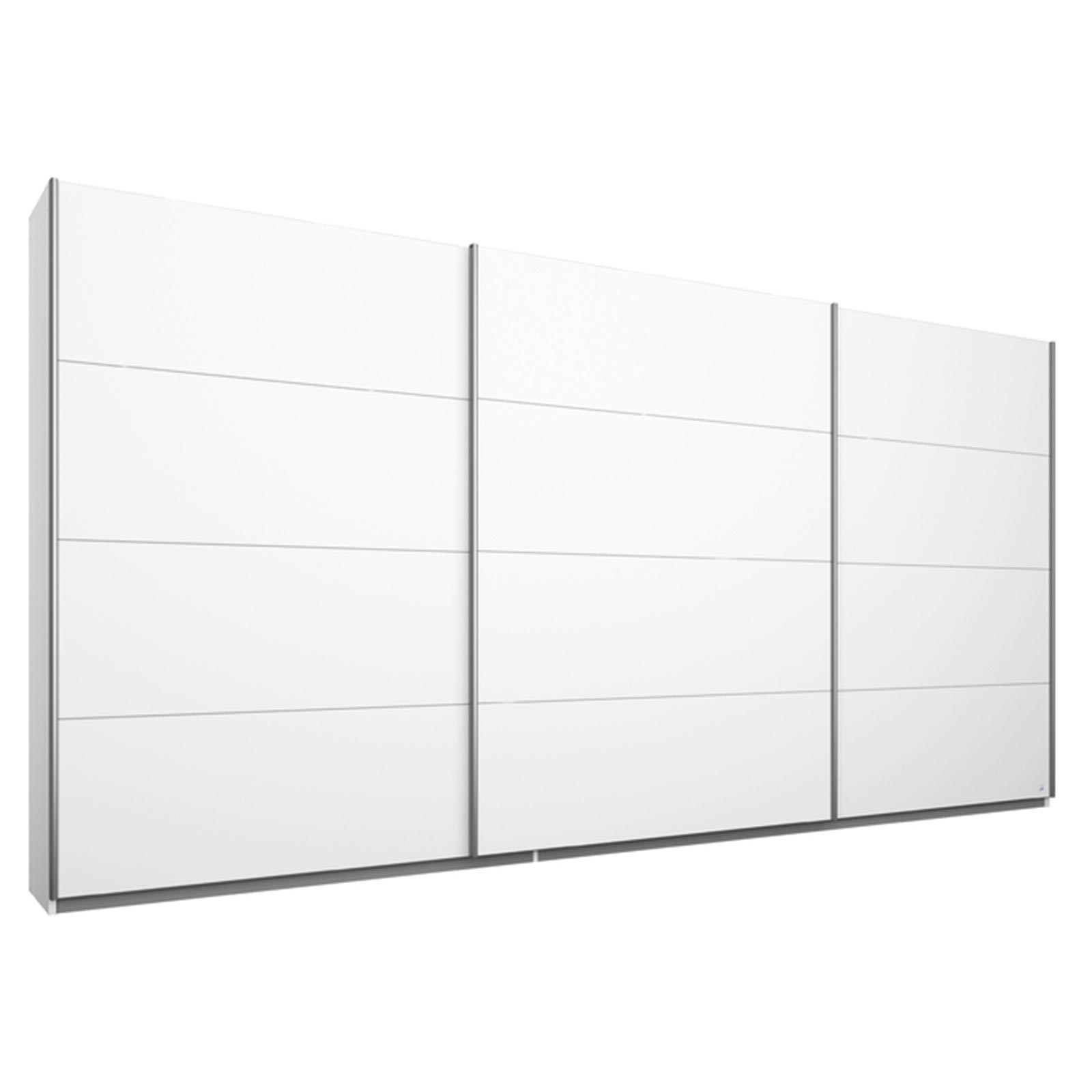 Schwebetürenschrank - alpinweiß - 3 Türen - 360x210 cm
