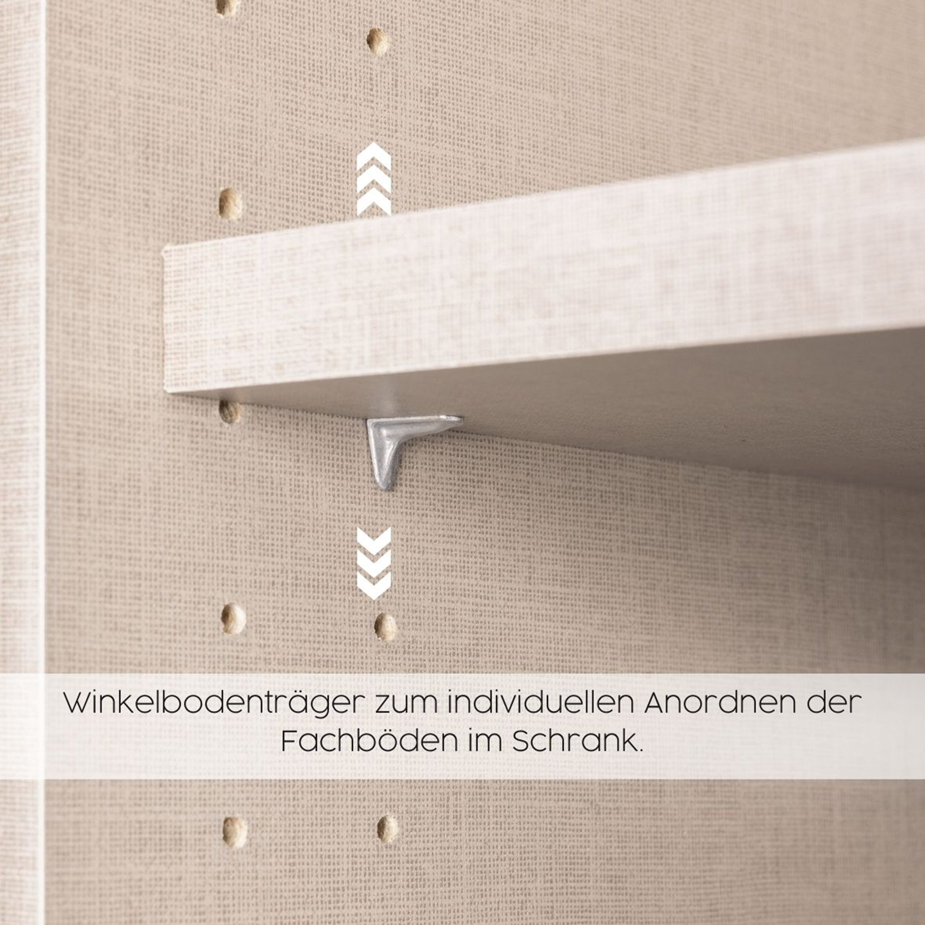 Schwebetürenschrank - alpinweiß - mit Spiegel - 271x211 cm