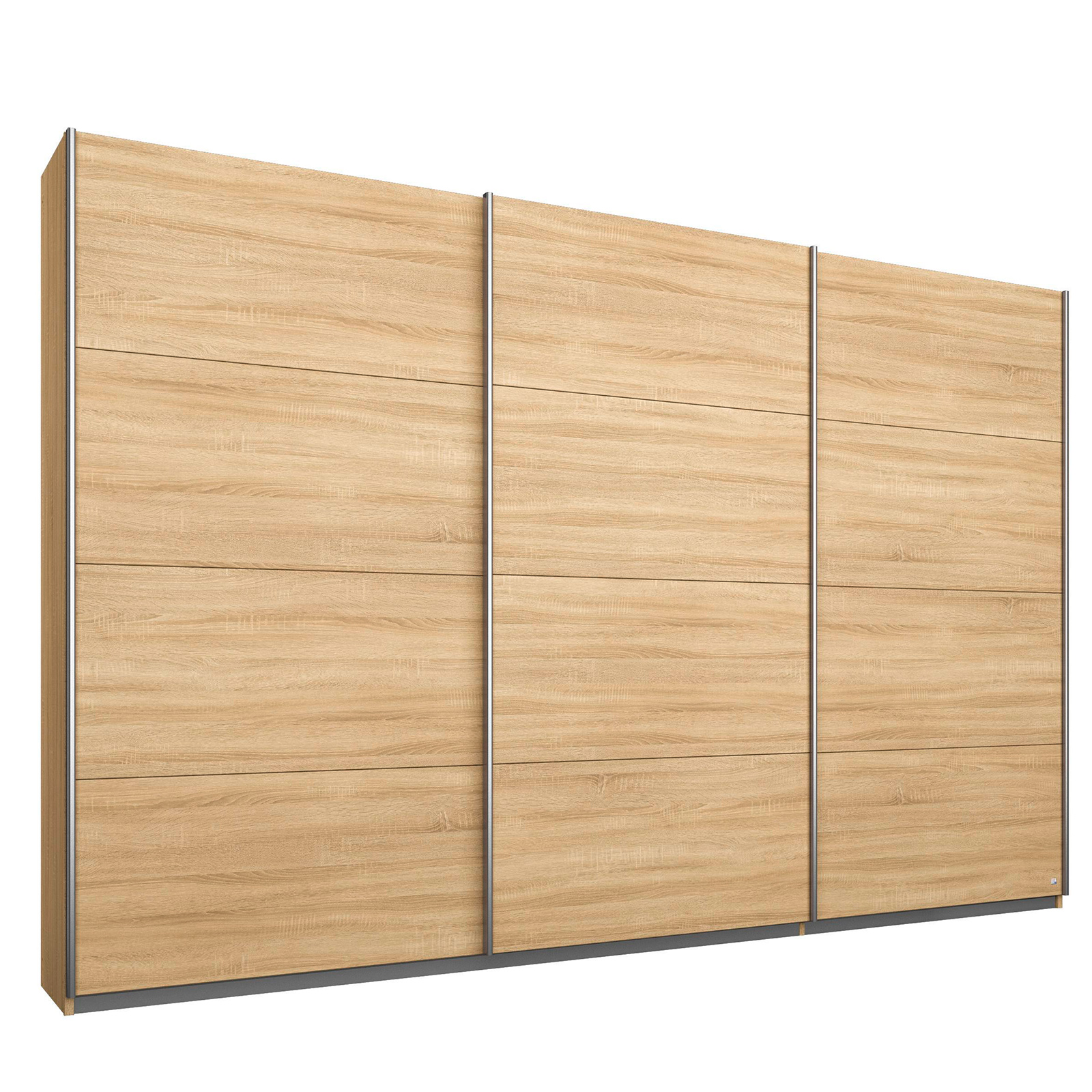 Schwebetürenschrank - Sonoma Eiche - 3-türig - 271x210 cm