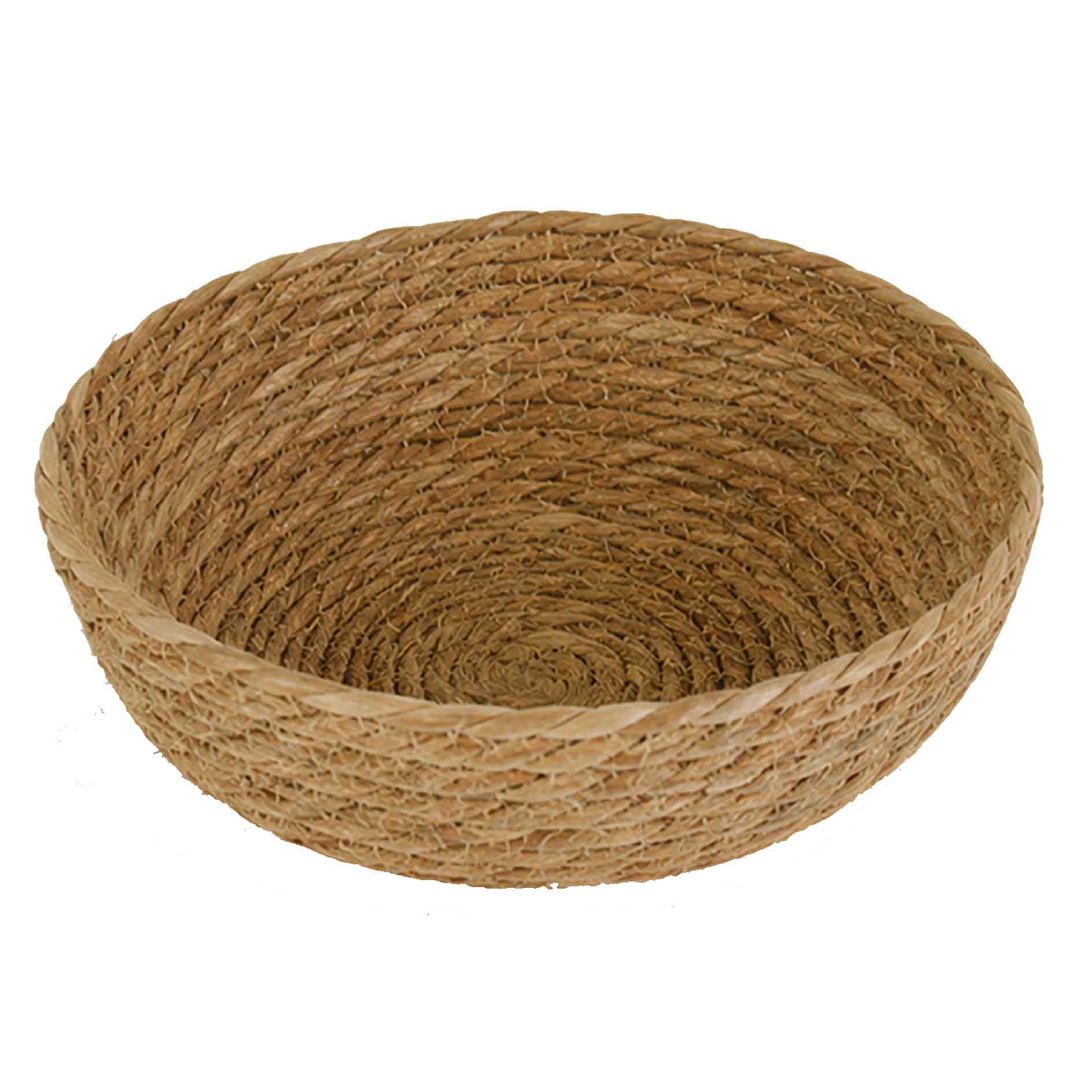 Seegras-Korb - naturfarben - Bast - Ø 16 cm