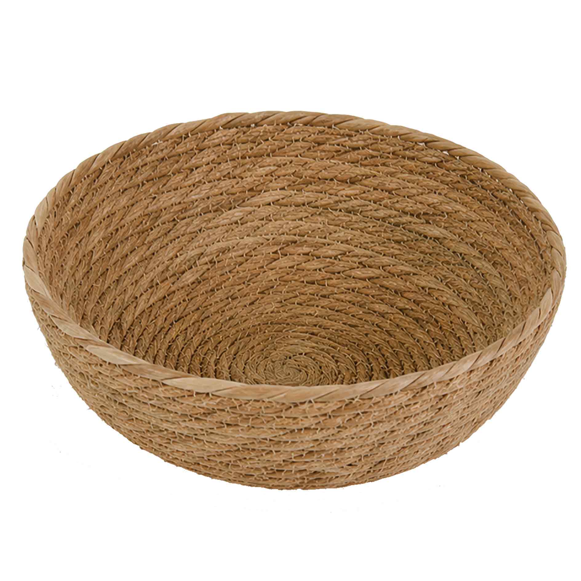 Seegras-Korb - naturfarben - Bast - Ø 18 cm