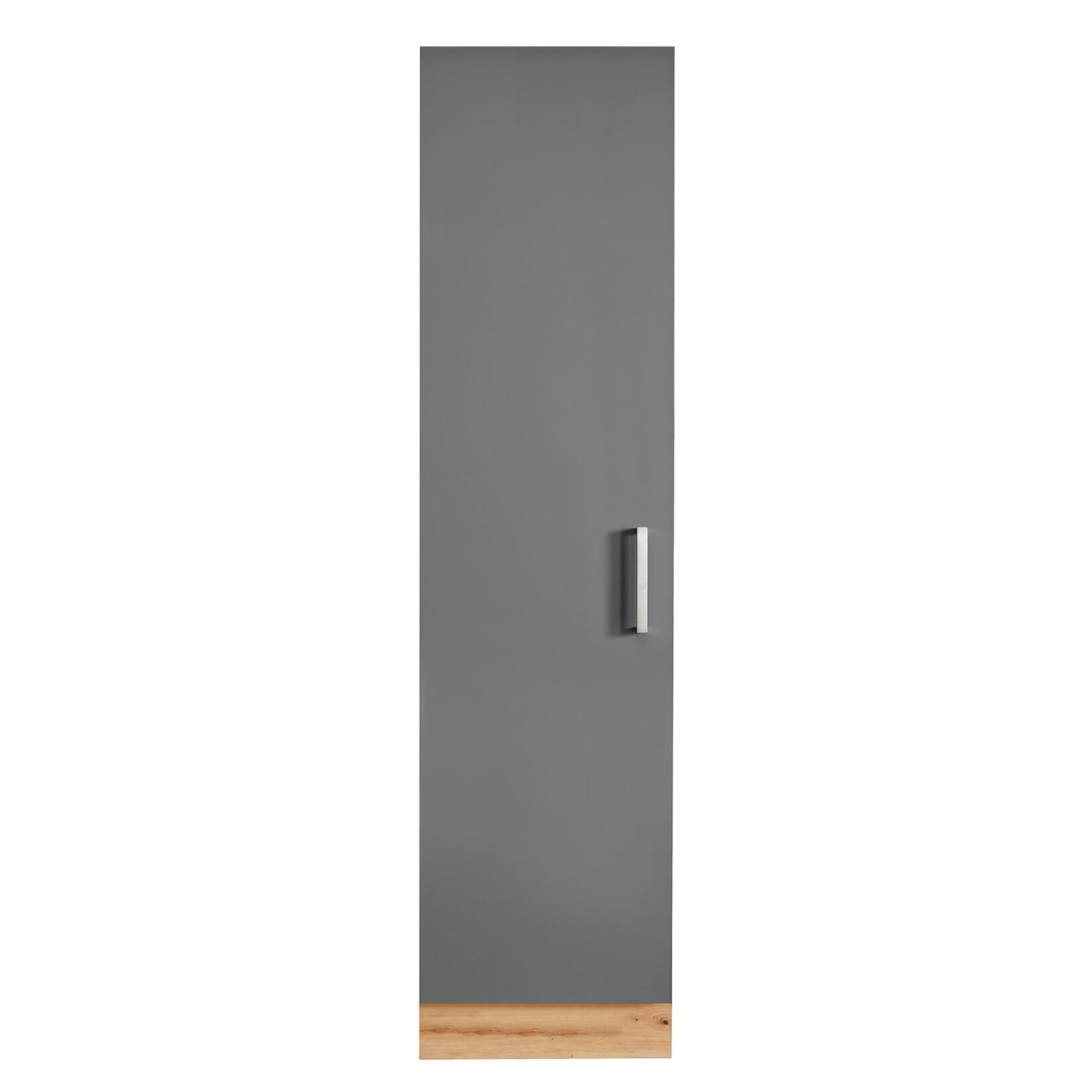 Seitenschrank DAVOS - schiefergrau - Artisan Eiche - 50 cm