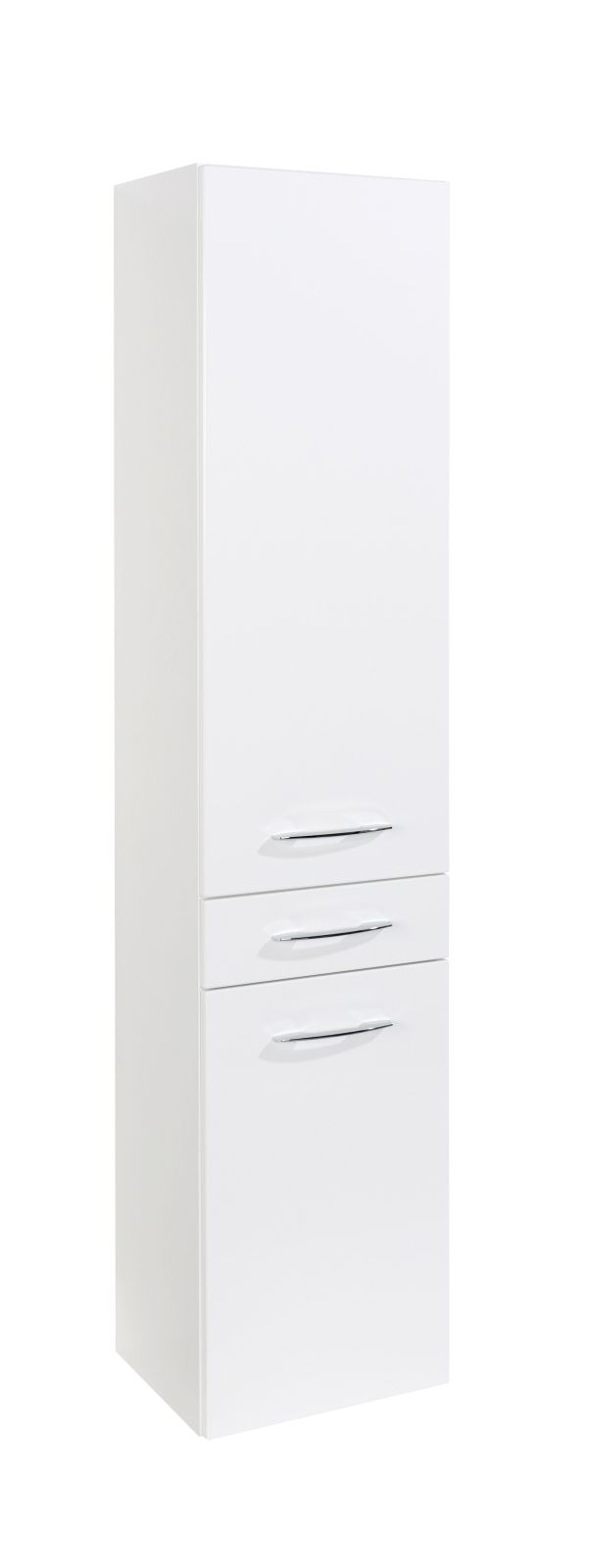 Seitenschrank FLORIDA - weiß Hochglanz-weiß - 40 cm