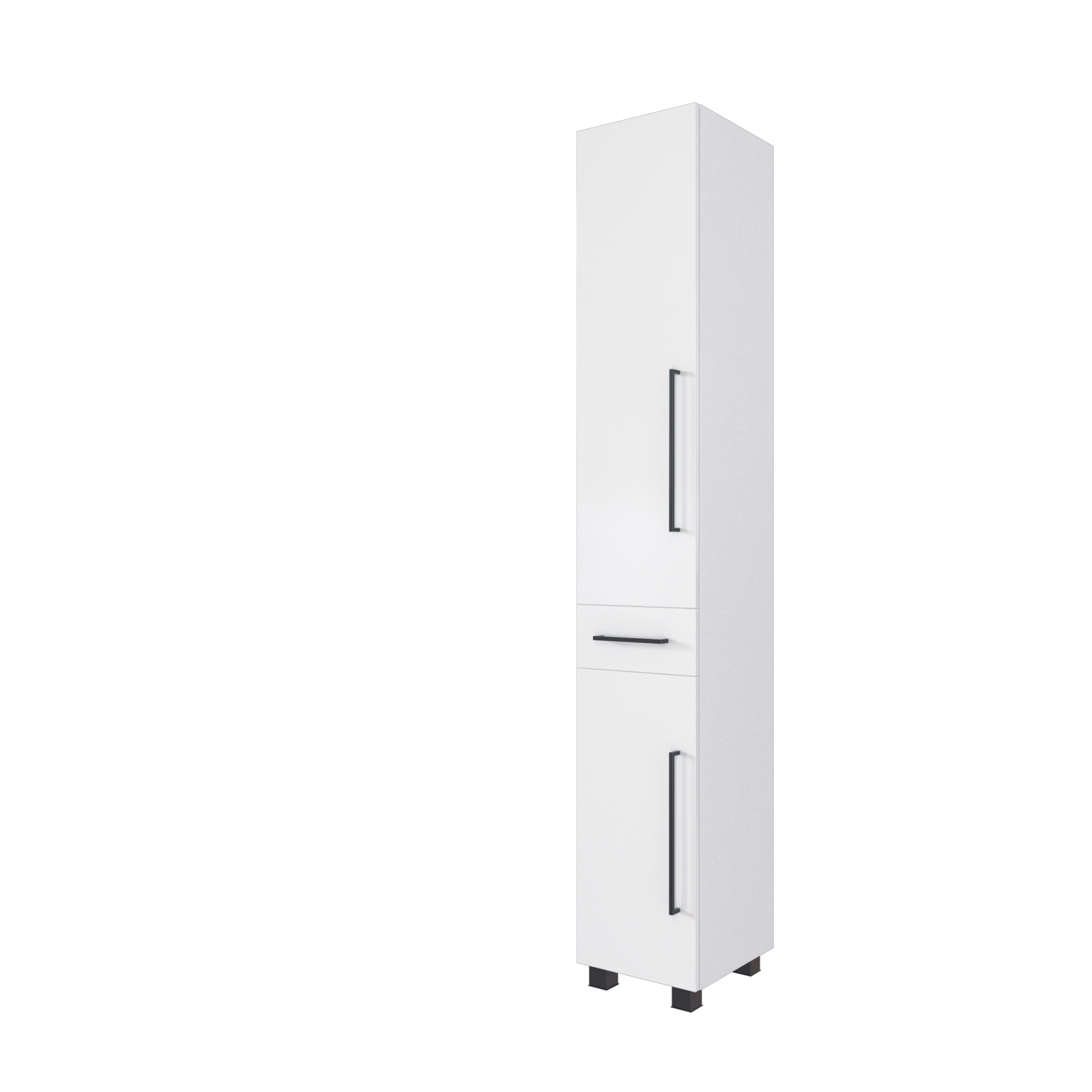 Seitenschrank LUZERN - weiß - 30 cm breit