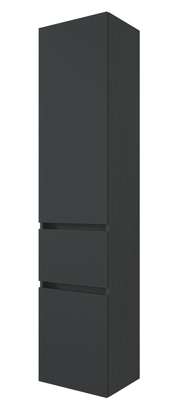 Seitenschrank PIENZA/BAABE - grau - 40 cm