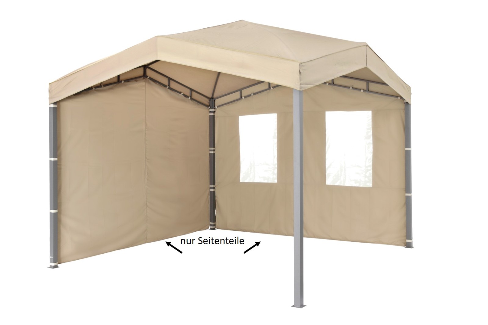 Seitenteil-Set für Pavillon MARABO - taupe