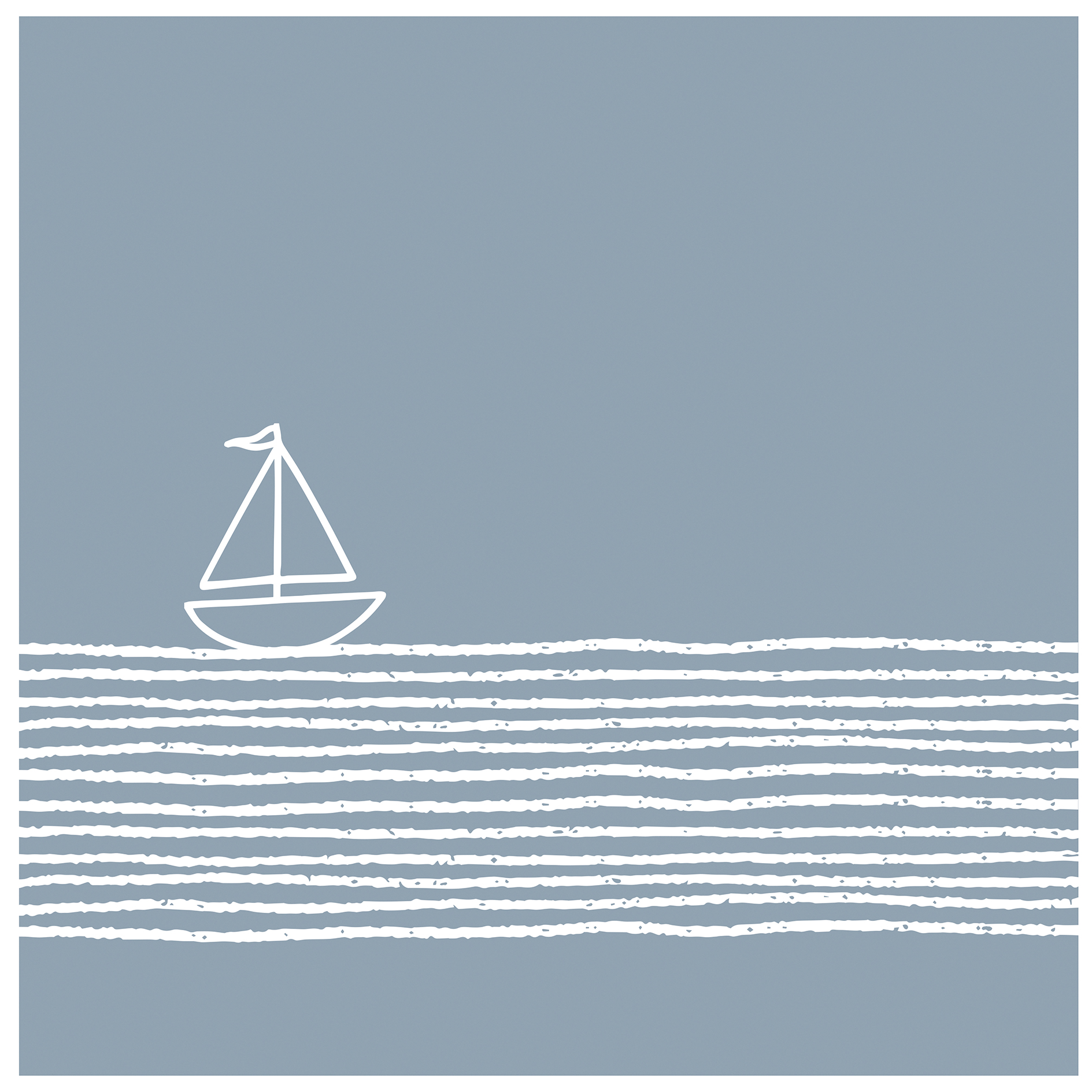 Servietten PURE SAILING - blau - 20 Stück - 33x33 cm