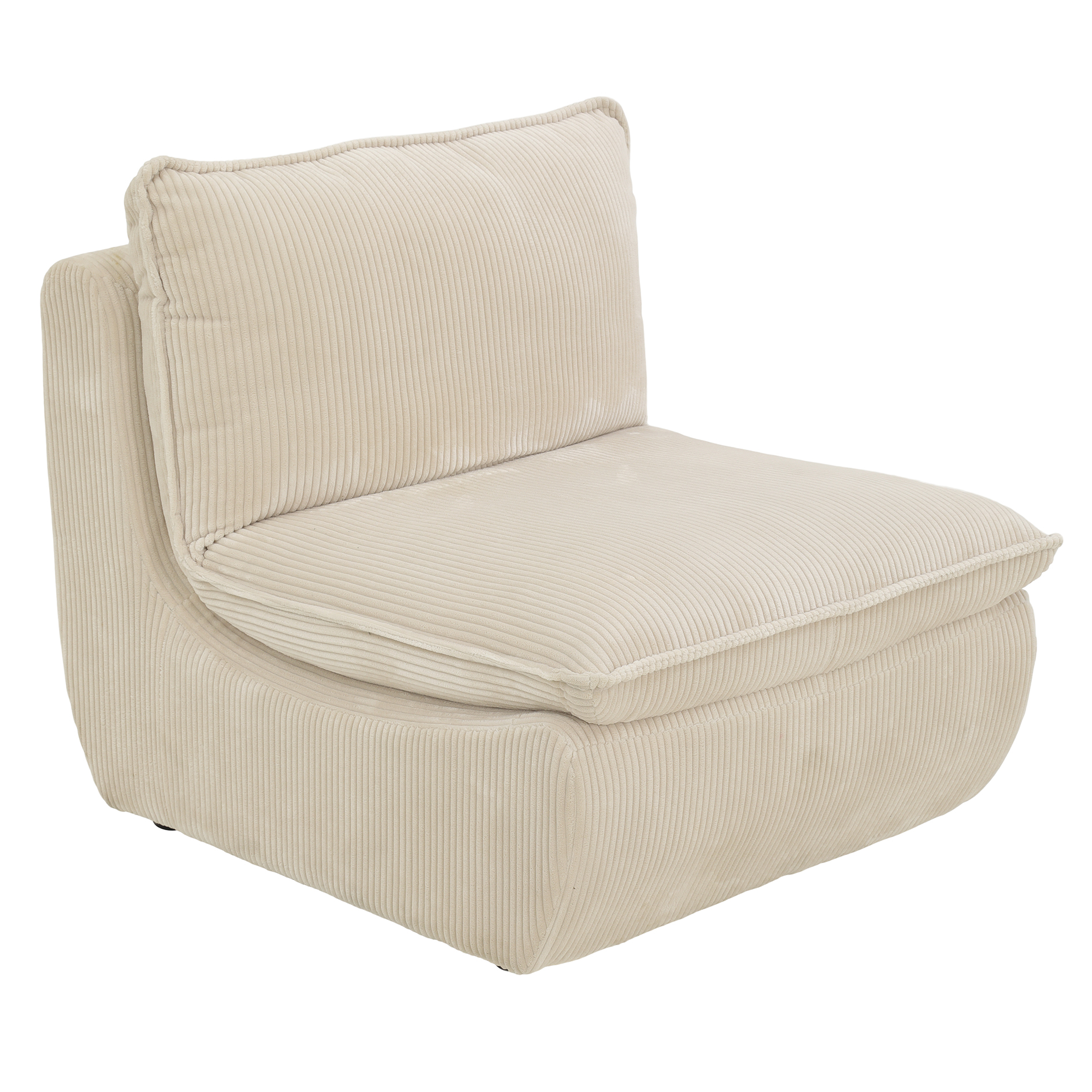 Sessel - beige - Breitcord