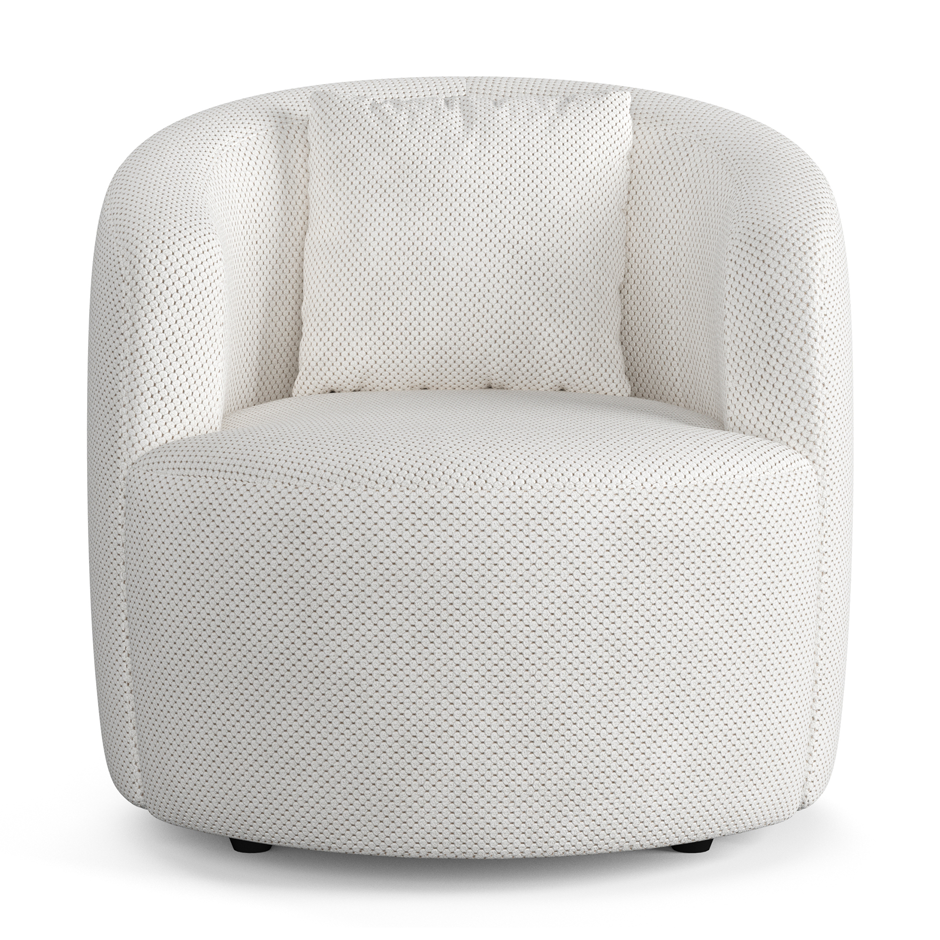 Sessel - cream - Samt