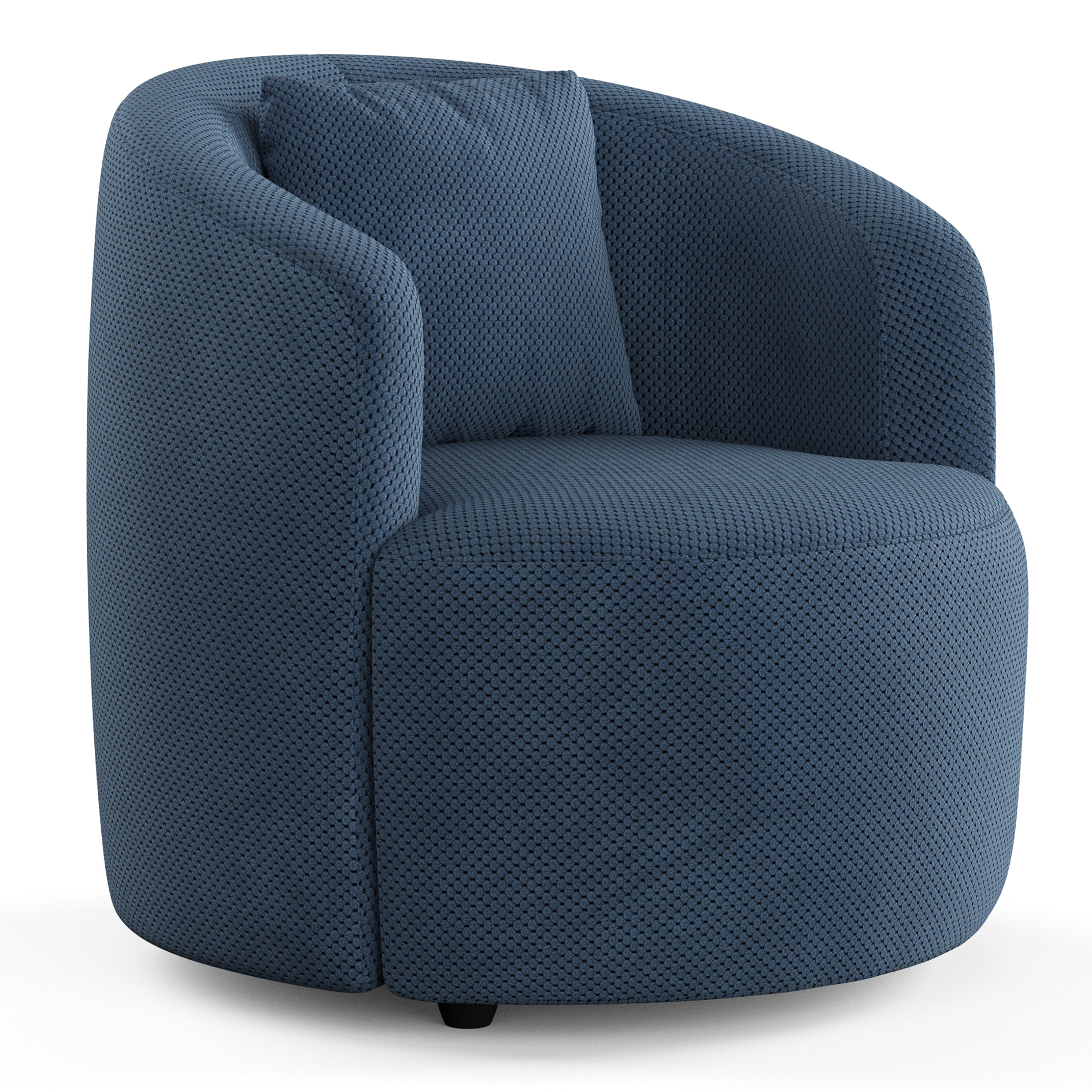 Sessel - dark blue - Samt