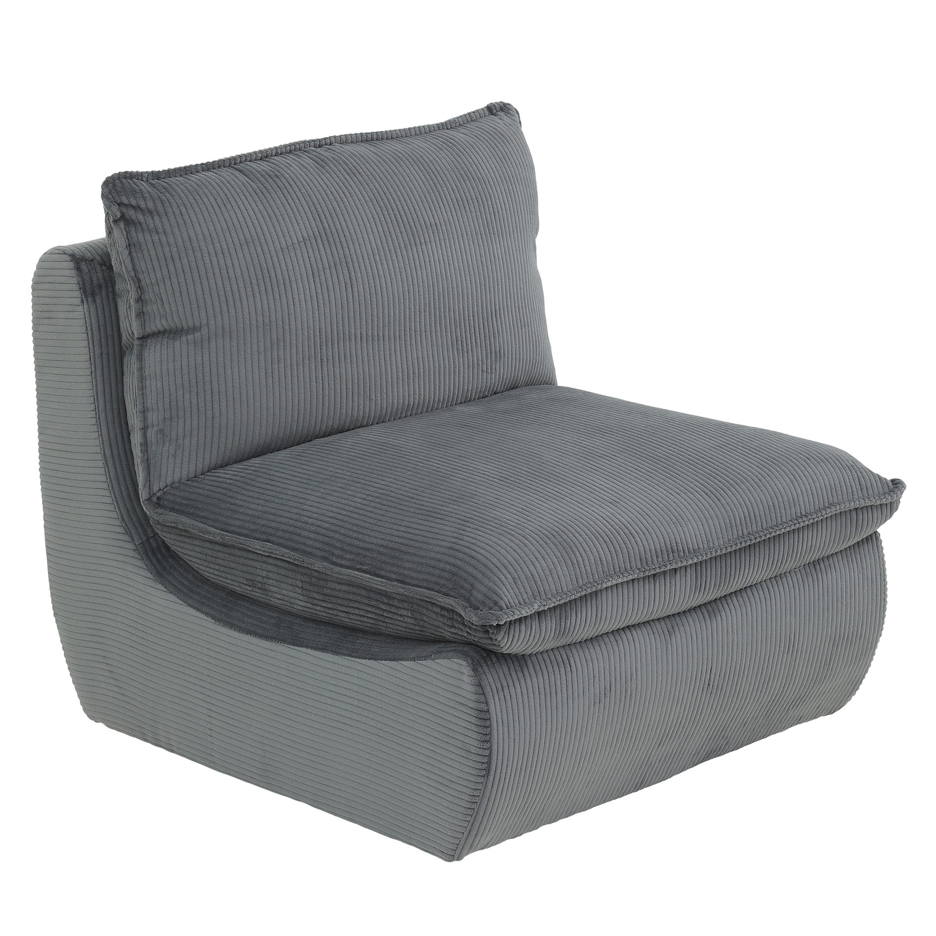 Sessel - dunkelgrau - Breitcord