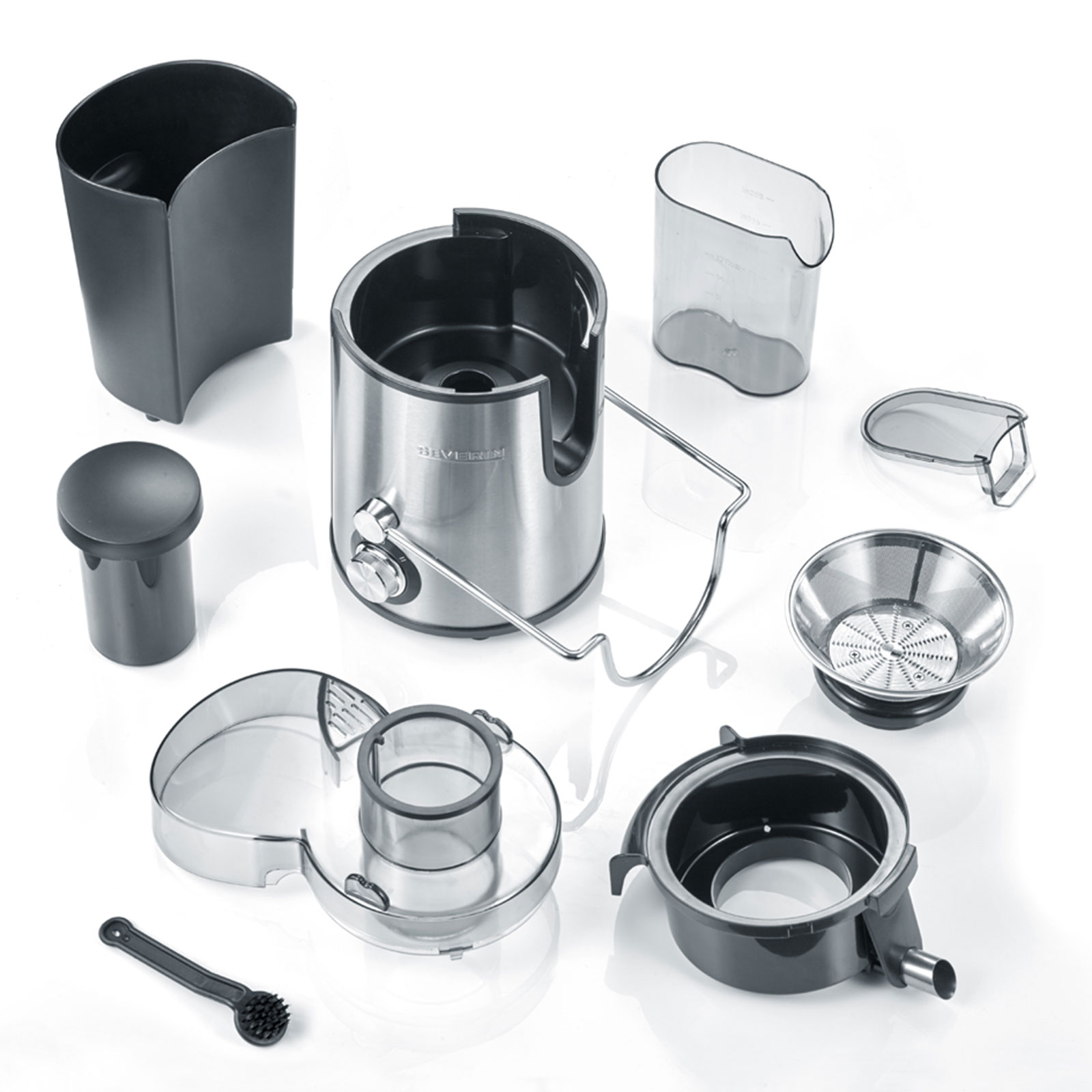 SEVERIN Entsafter ES 3566 - Edelstahl-schwarz - 400 Watt
