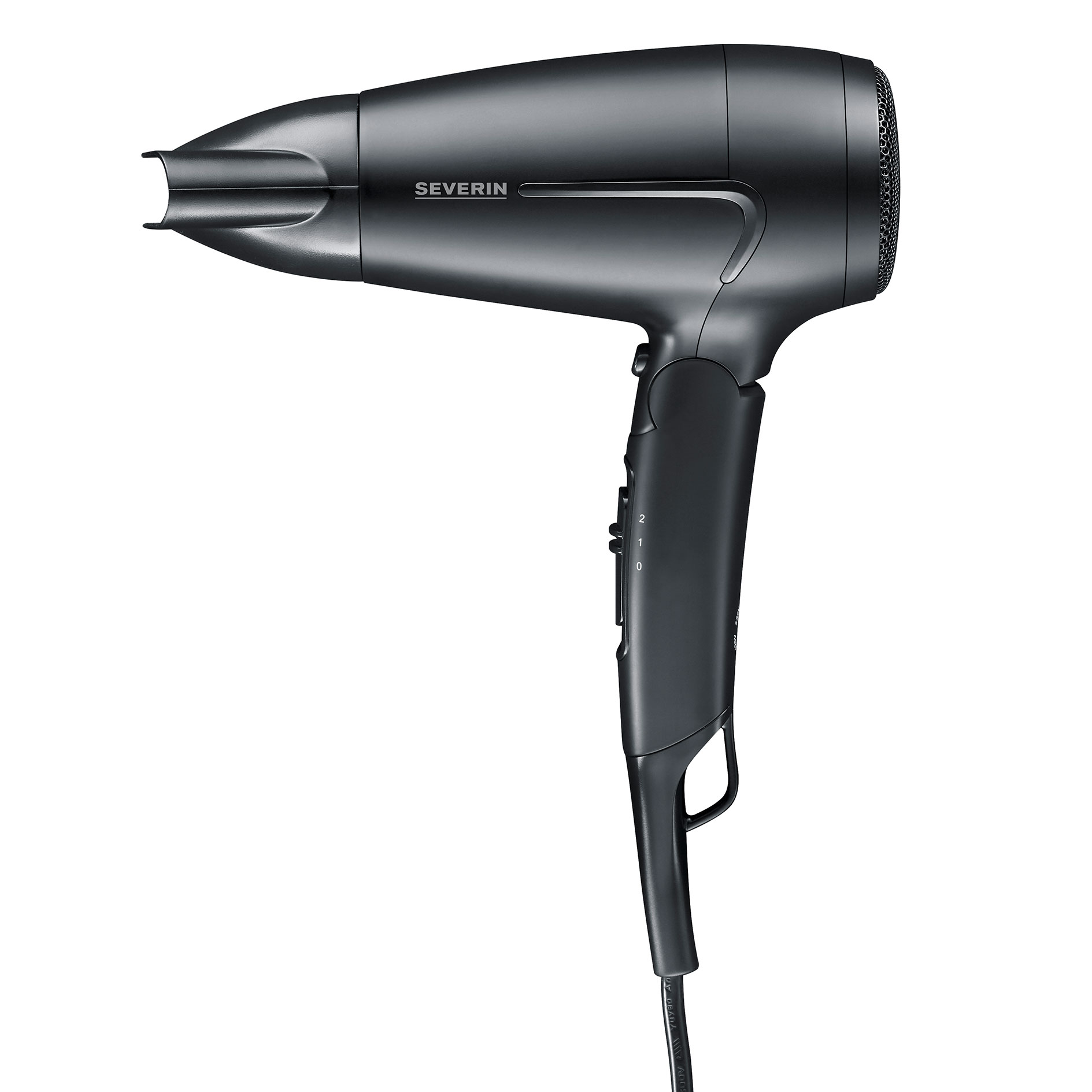 SEVERIN Haartrockner 159 - schwarz matt - faltbar