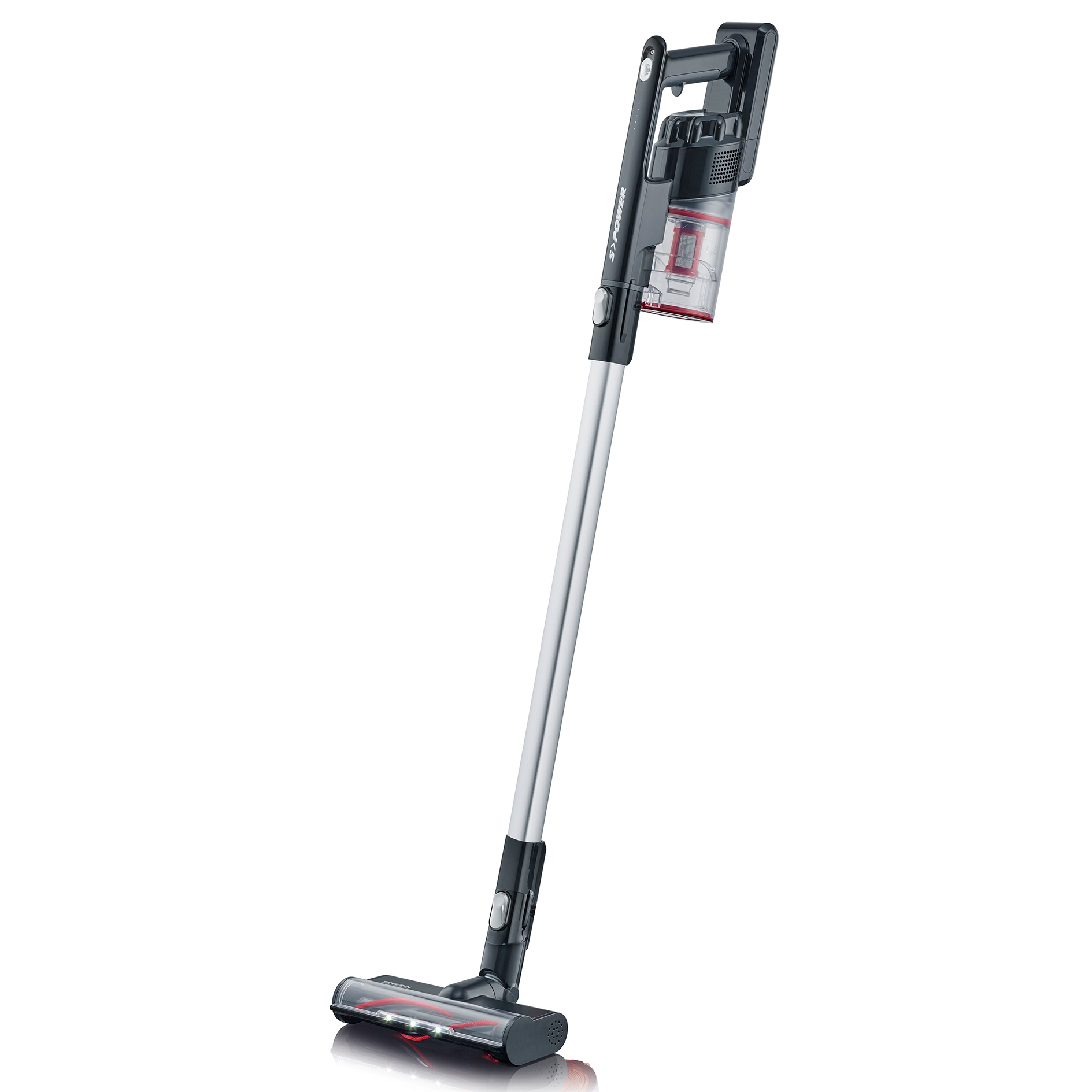 SEVERIN Hand- und Stielsauger S'Power HV 7966 - schwarz-silber - kabellos