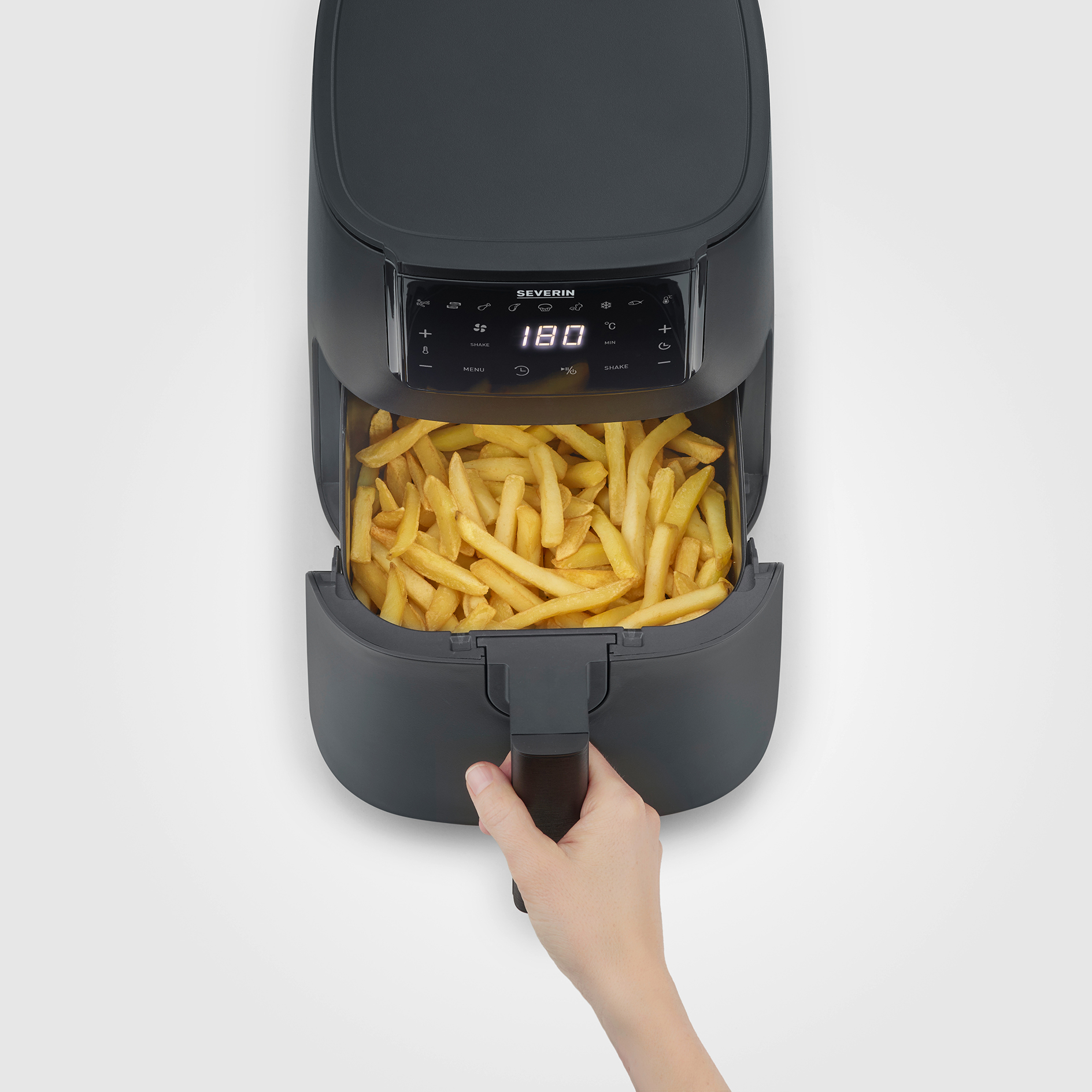 SEVERIN Heißluftfritteuse FR 2461 - schwarz - 4 Liter