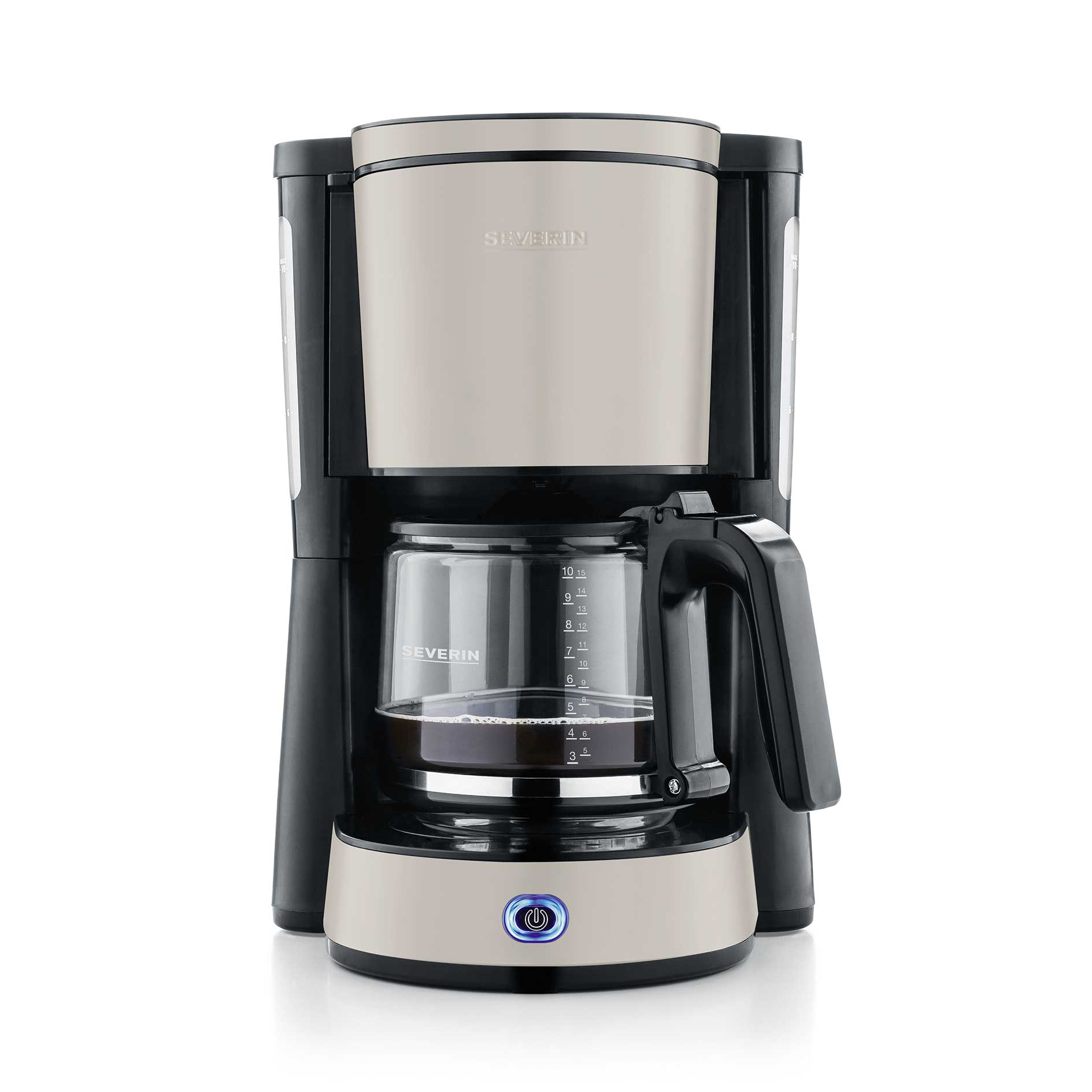 SEVERIN Kaffeemaschine - beige-schwarz - 1000 Watt