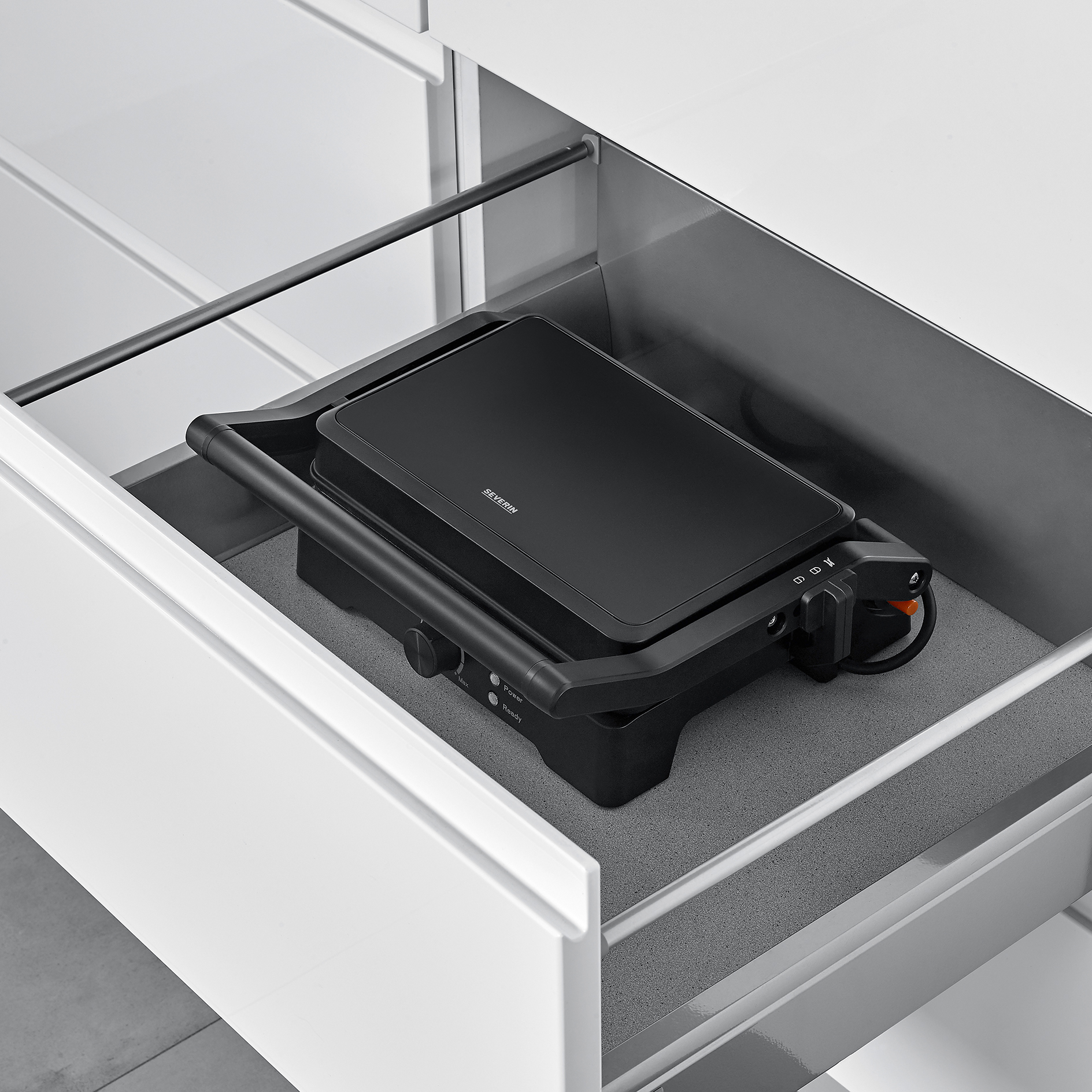 SEVERIN Kontaktgrill 2391 - schwarz - XL-Grillfläche
