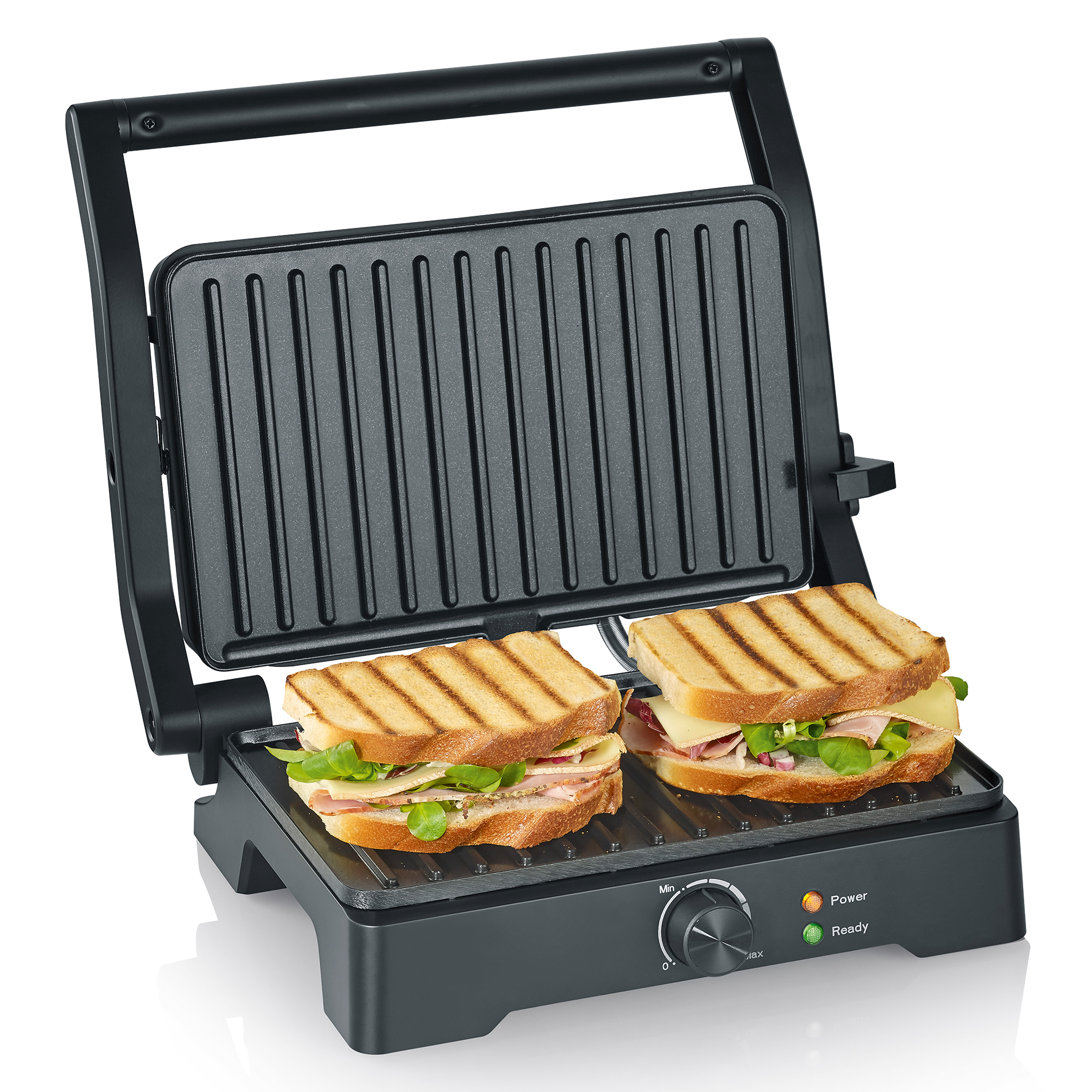 SEVERIN Kontaktgrill 2391 - schwarz - XL-Grillfläche