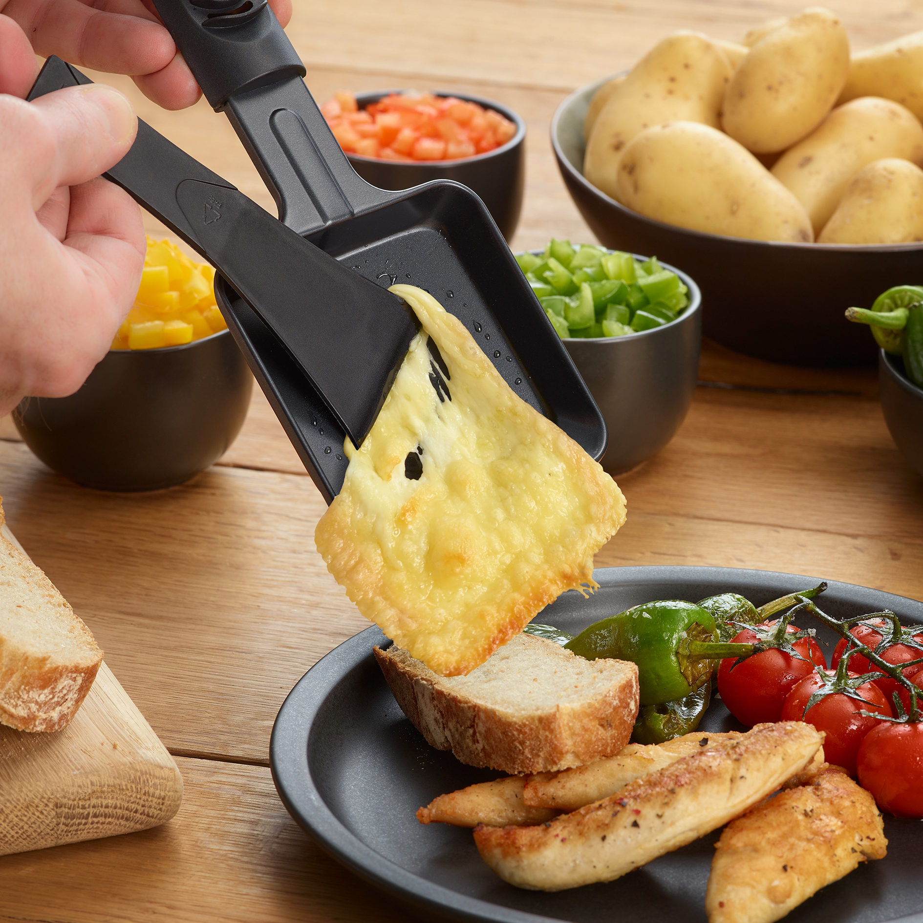 SEVERIN Raclette RG 9670 - schwarz - 1400 Watt