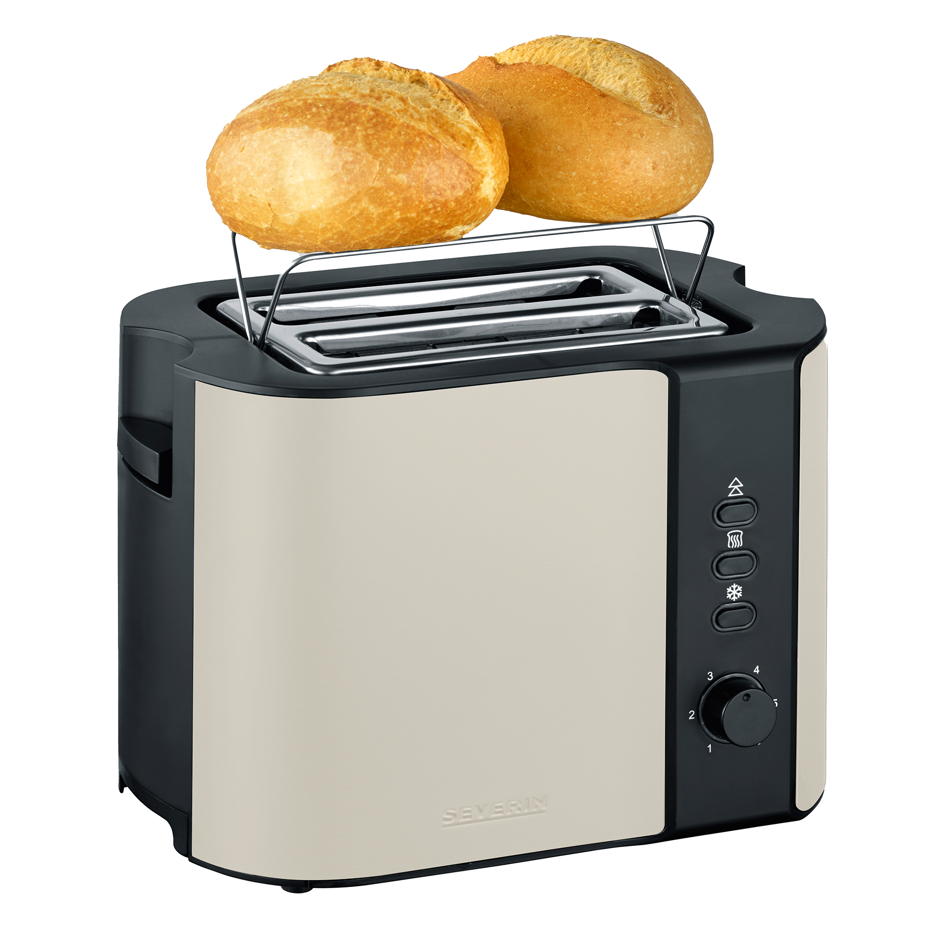 SEVERIN Toaster 9576 - beige-schwarz - 800 Watt
