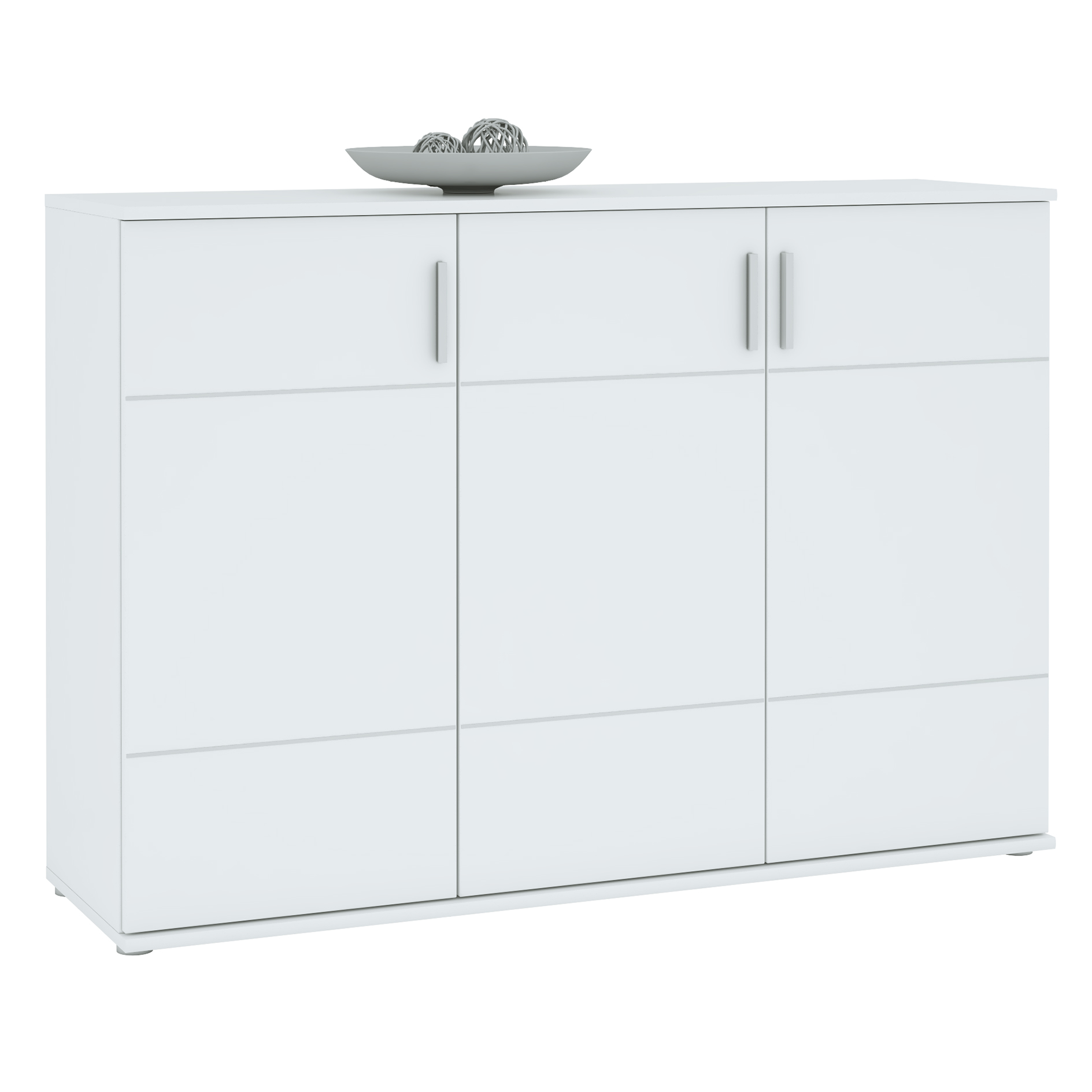 Sideboard - Alpinweiß - 132 cm breit