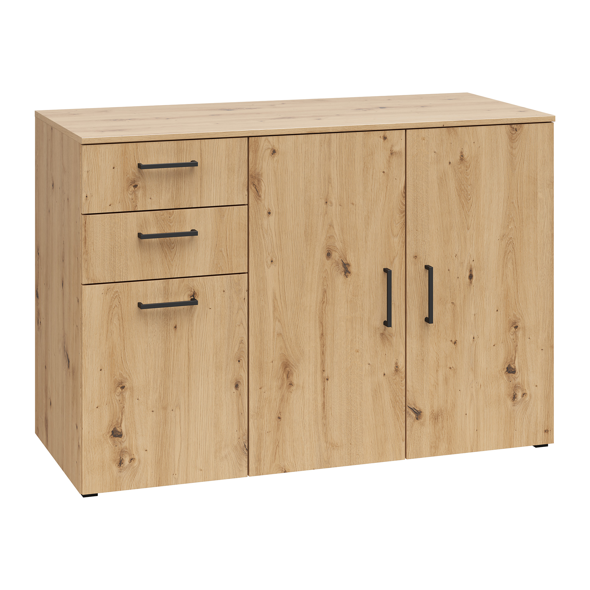 Sideboard - Artisan Eiche - 120 cm breit - XL-Tiefe