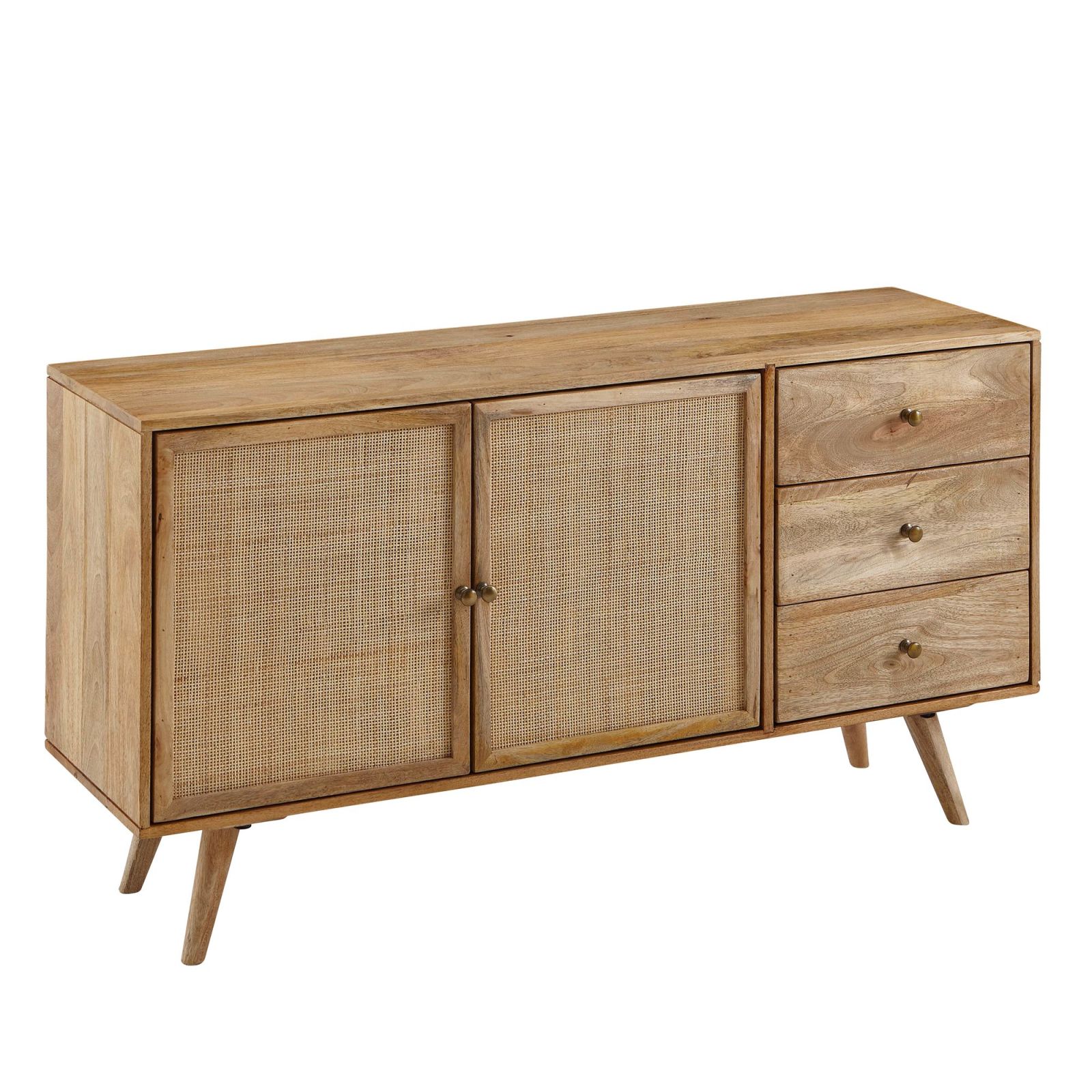 Sideboard - hellbraun - Mango - 140 cm